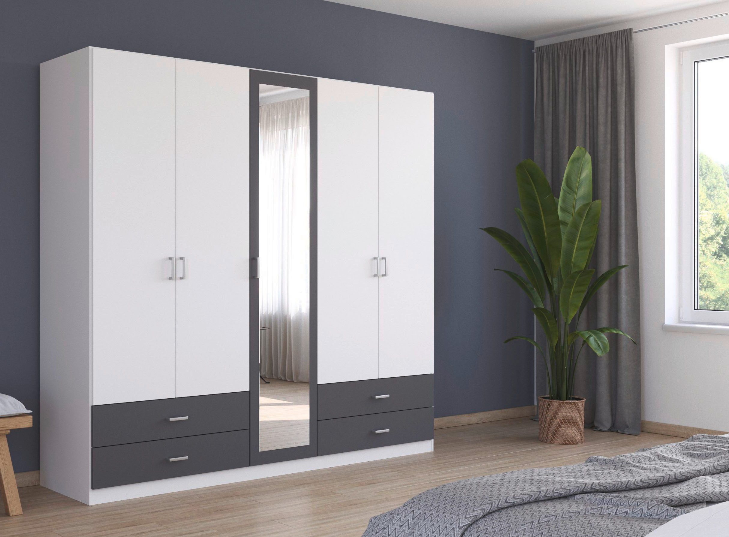 rauch Draaideurkast Borbona Kledingkast kast garderobe waskast BORBONA in 2 breedtes