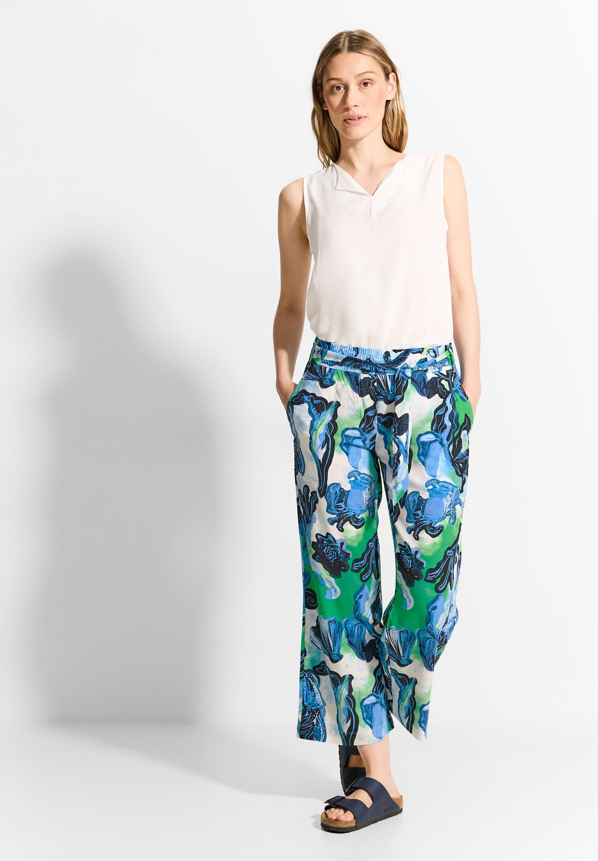 Cecil Culotte Neele met print all-over