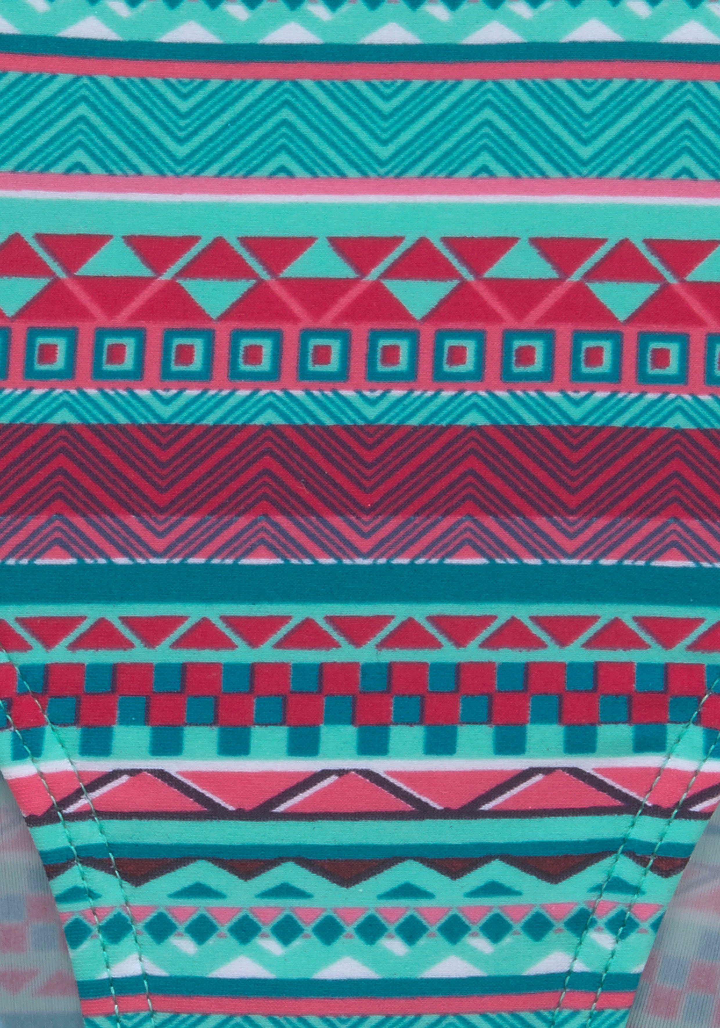 Buffalo Triangelbikini Lux Kids met abstracte print