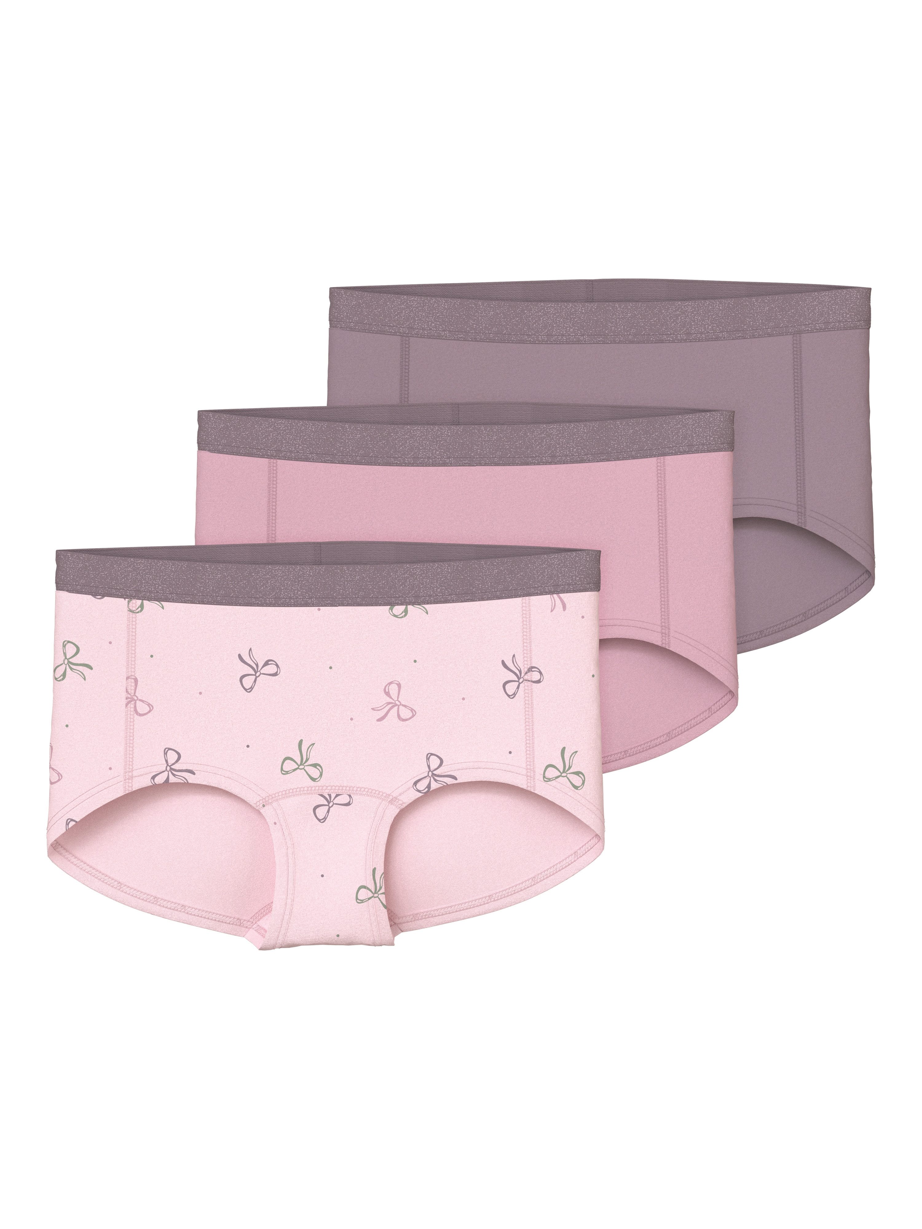 Name It Hipster NKFHIPSTER 3P BARELY PINK BOW NOOS (set, 3 stuks)