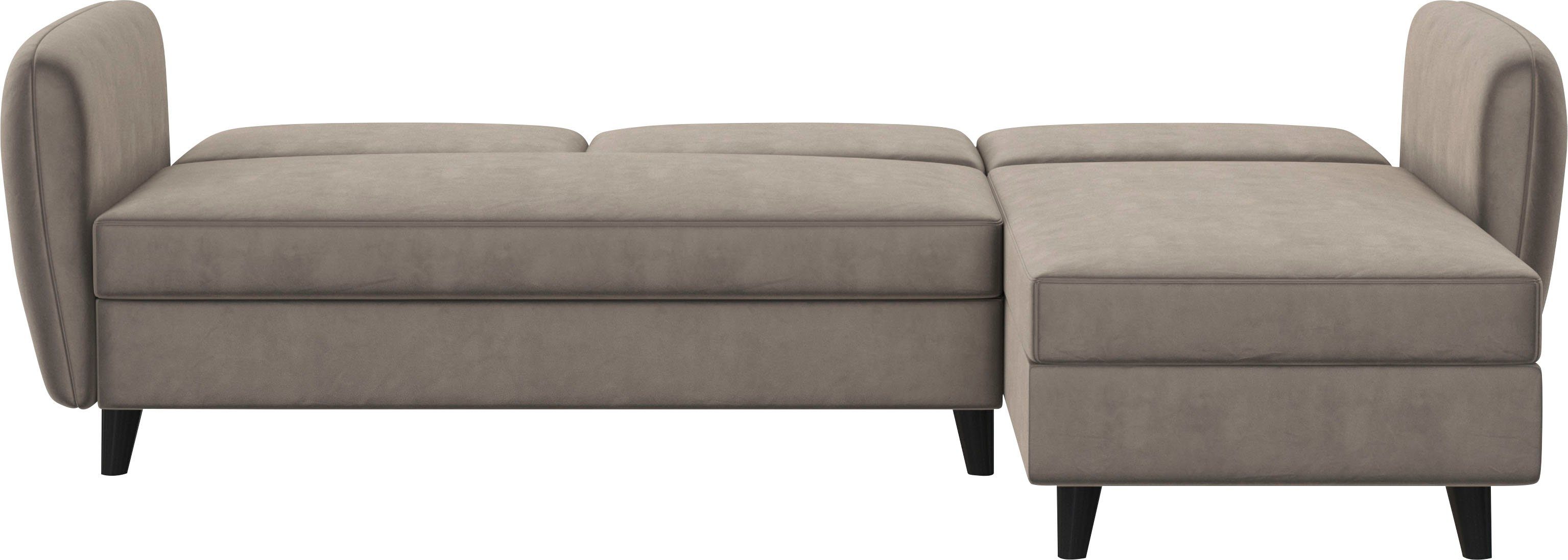 Dorel Home Hoekbank Perry, L-vorm Rugleuning, verschillende kleurvarianten, zithoogte 43 cm, breedte 219 cm