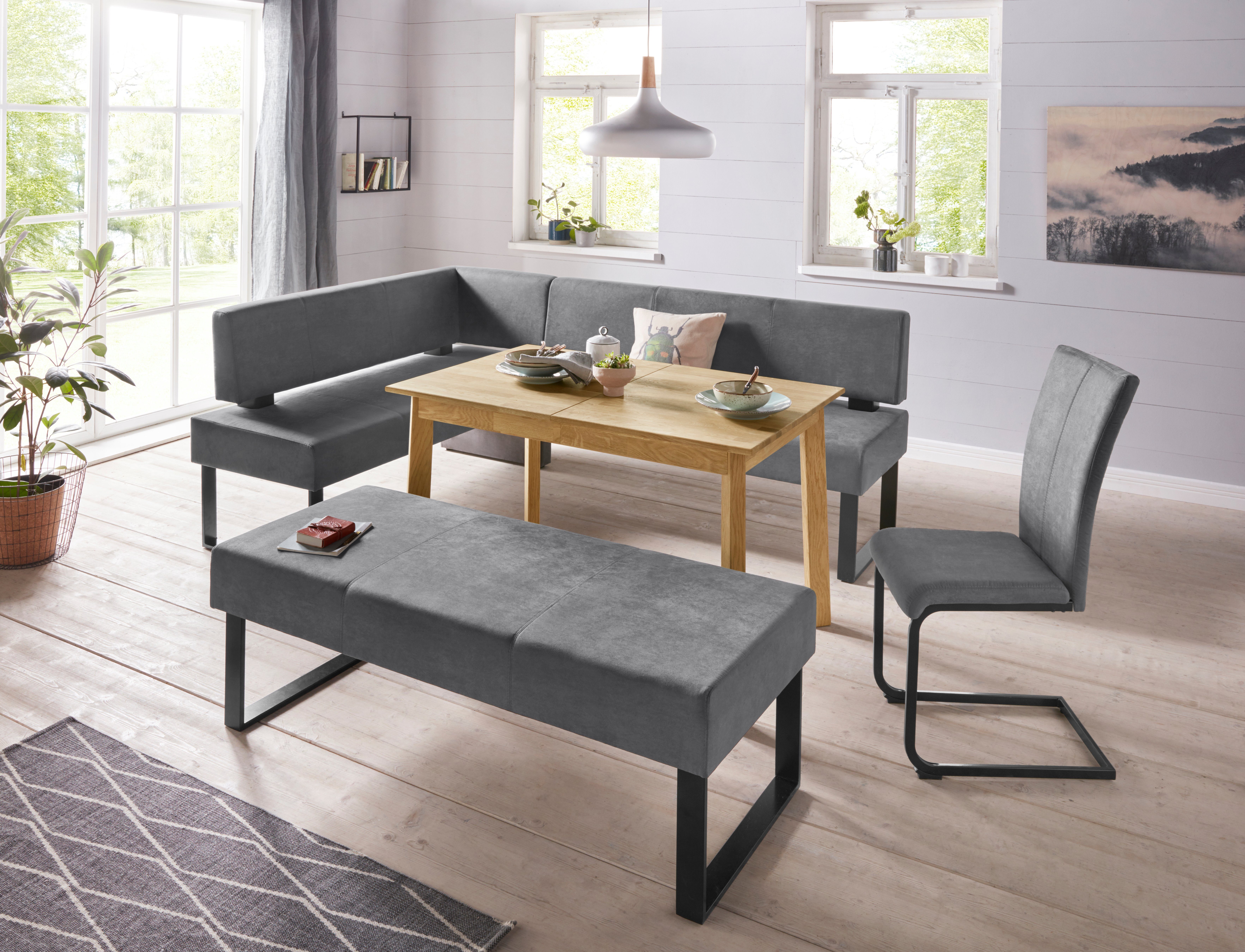 Home affaire Zitbank Oliver Breedte 140 cm, met metalen frame