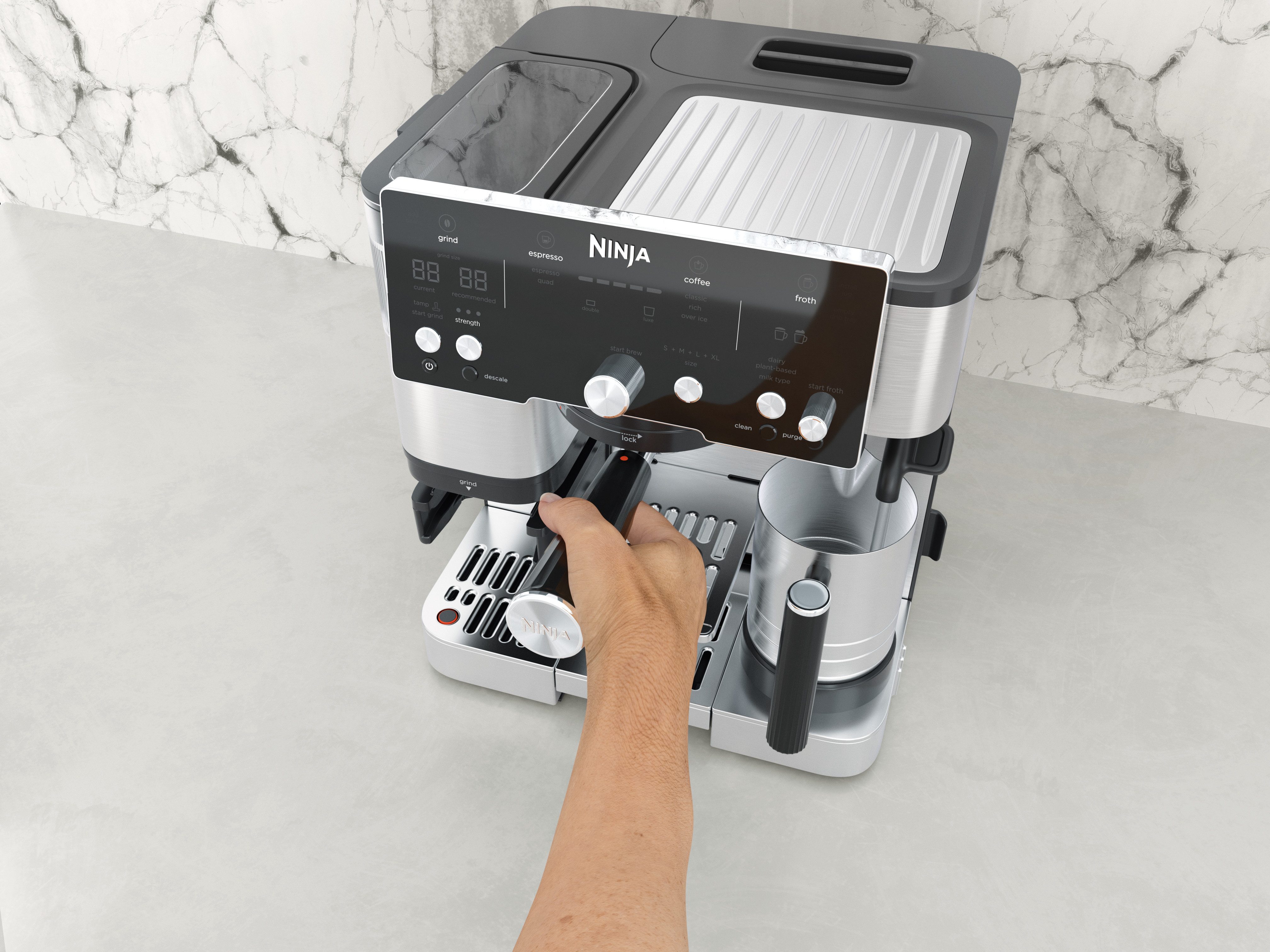 NINJA Espressomachine Ninja Luxe Café Essential Kaffeemaschine ES501EU