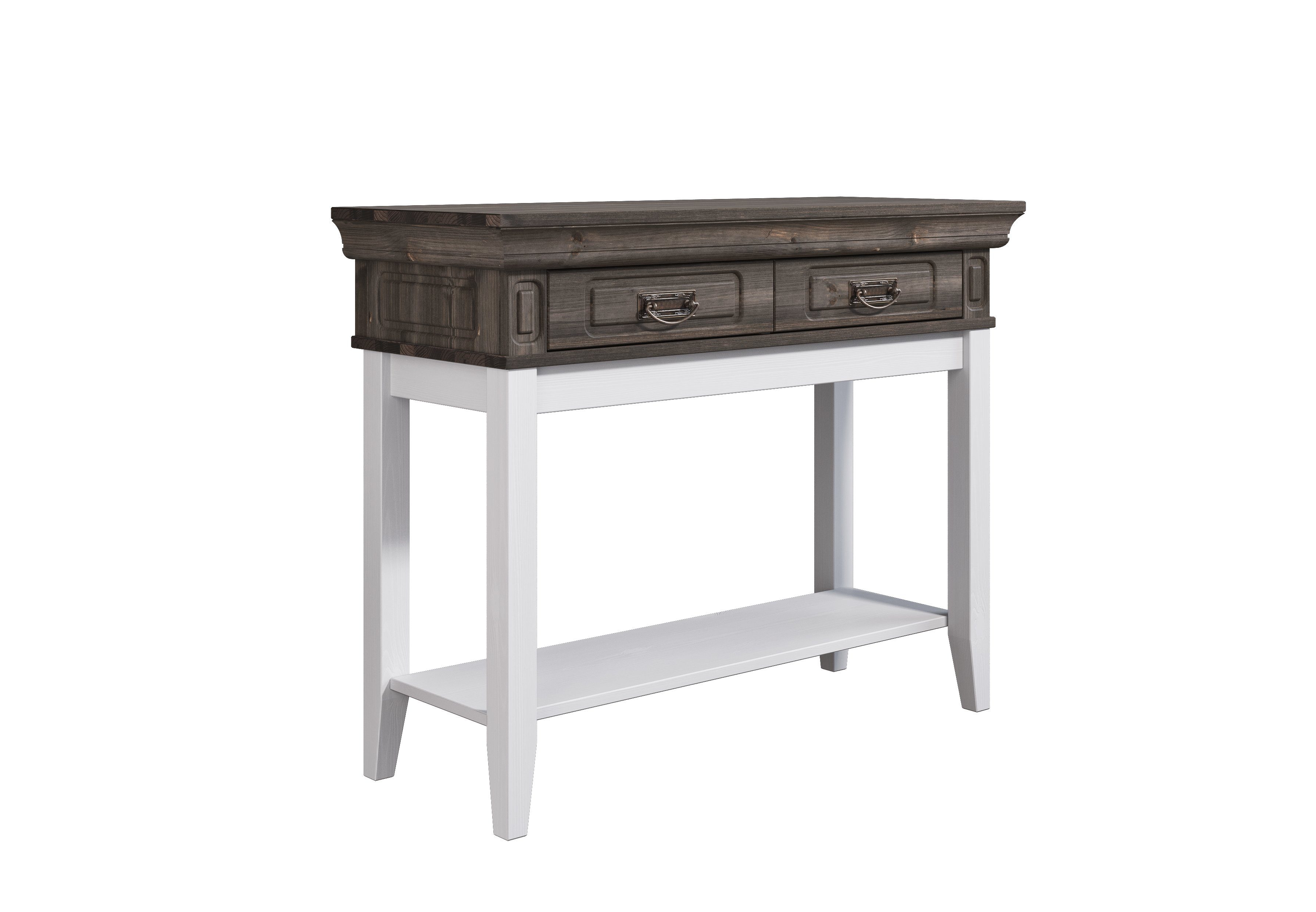 Home affaire Sidetable Vinales Van massief grenen, met freeswerk