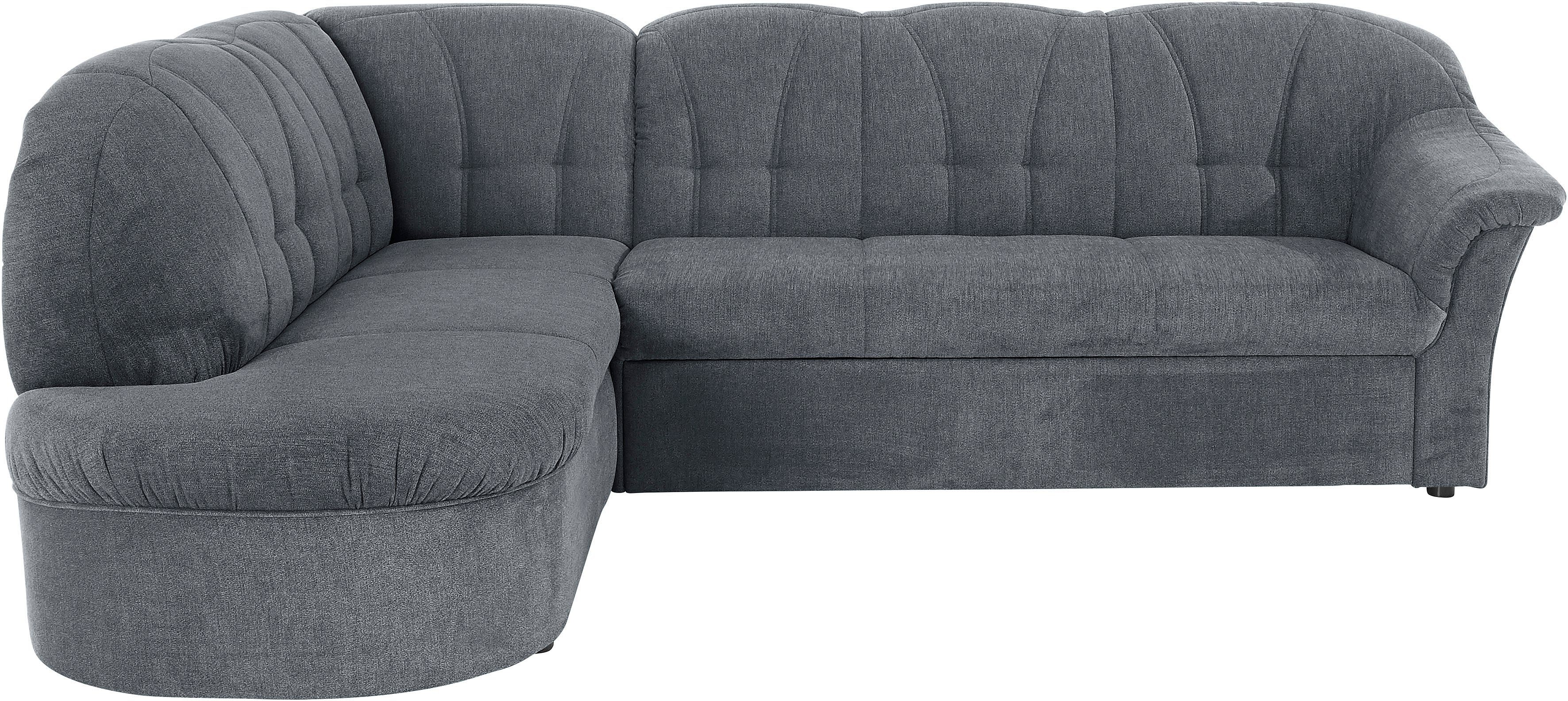 DOMO collection Hoekbank Pegnitz, elegante rugsteppingen, tijdloze vormtaal, L-vorm