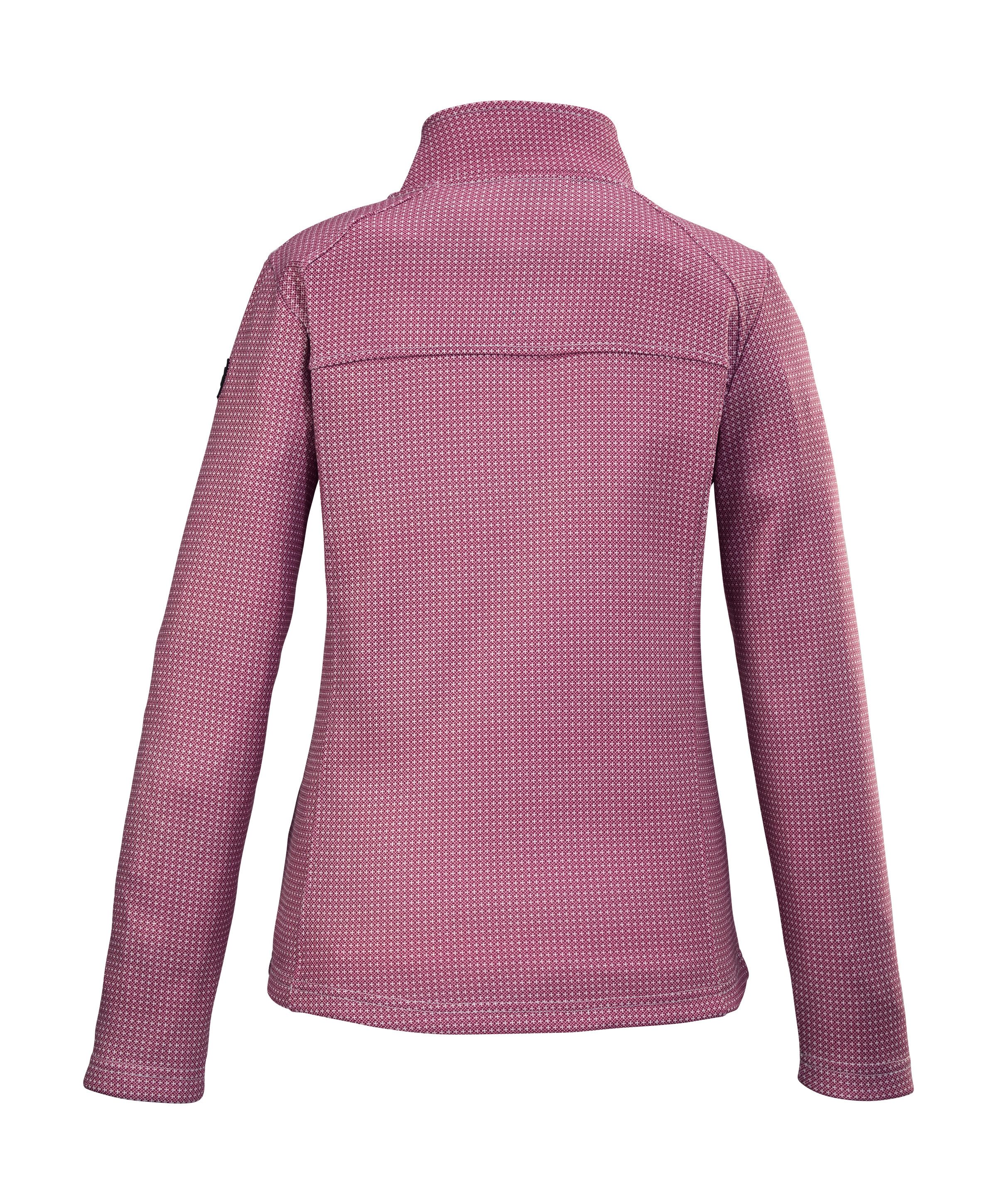 Killtec Fleecejack KOS 90 WMN FLC JCKT Elegante fleecejack met stretch, kinbescherming en ritszakken