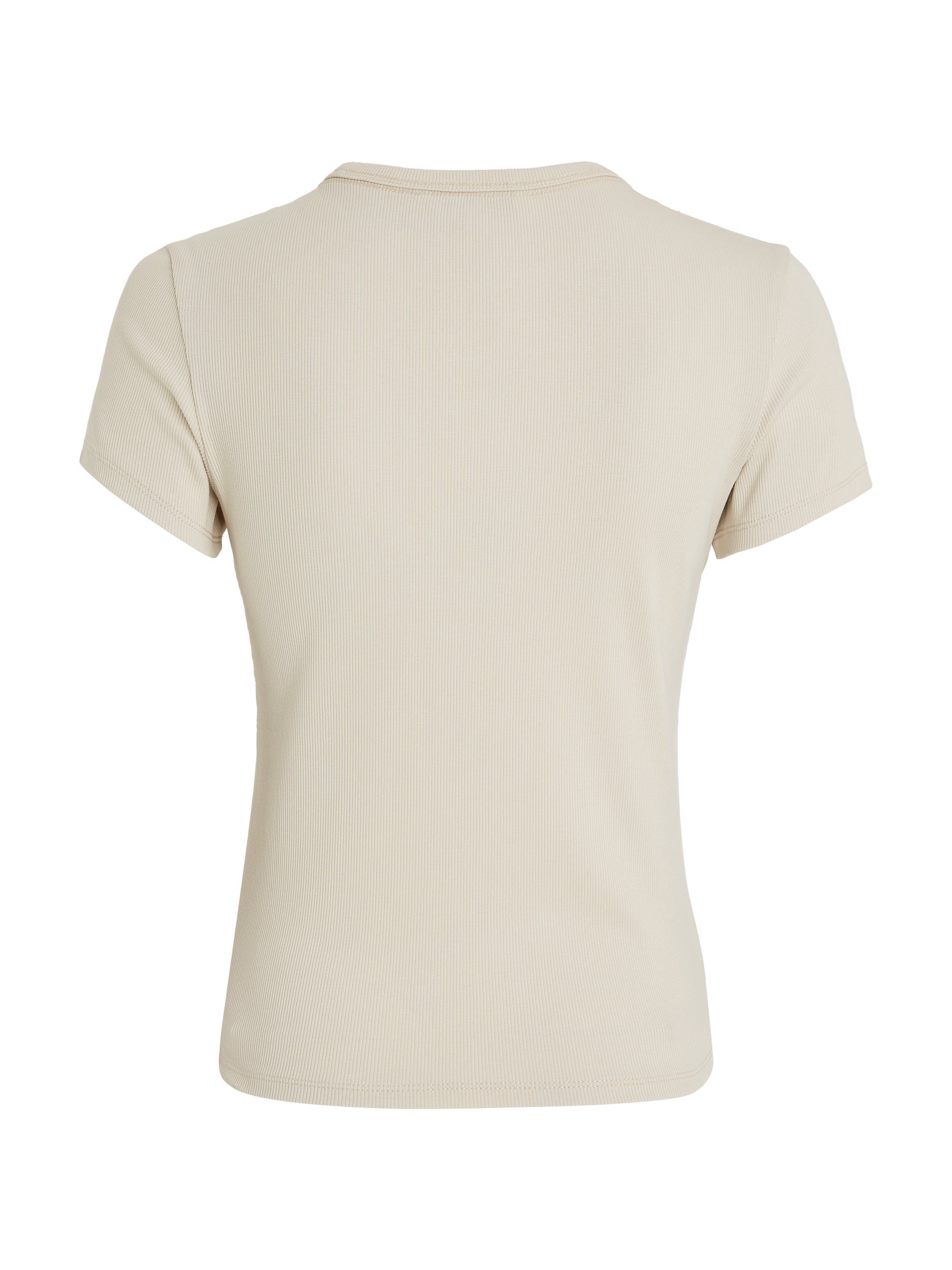 TOMMY JEANS T-shirt TJW SLIM ESSENTIAL RIB SS