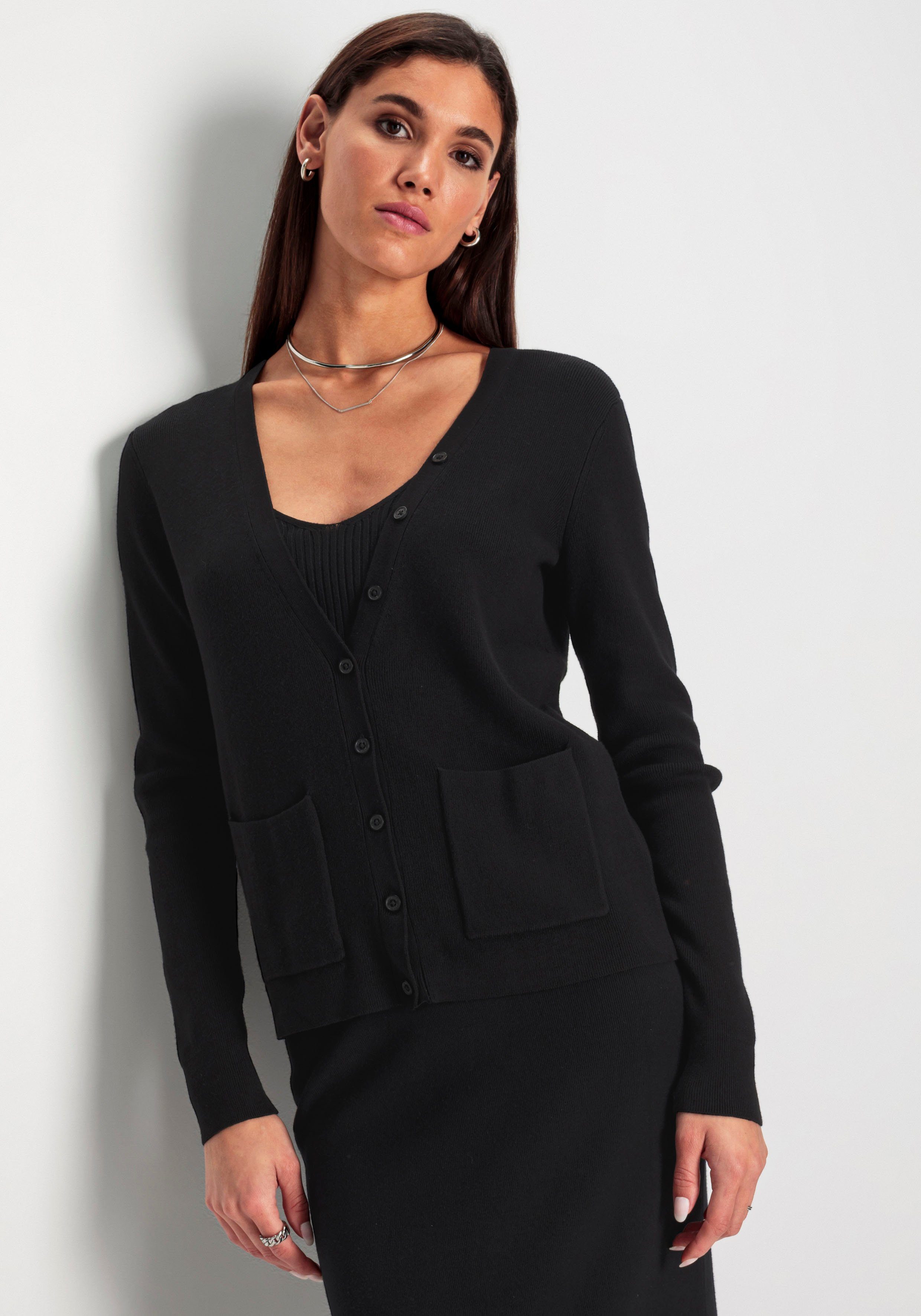 HECHTER PARIS Vest met knoopsluiting - nieuwe collectie