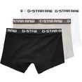 g-star raw boxershort classic trunk 3 pack (set, 3 stuks, set van 3) multicolor