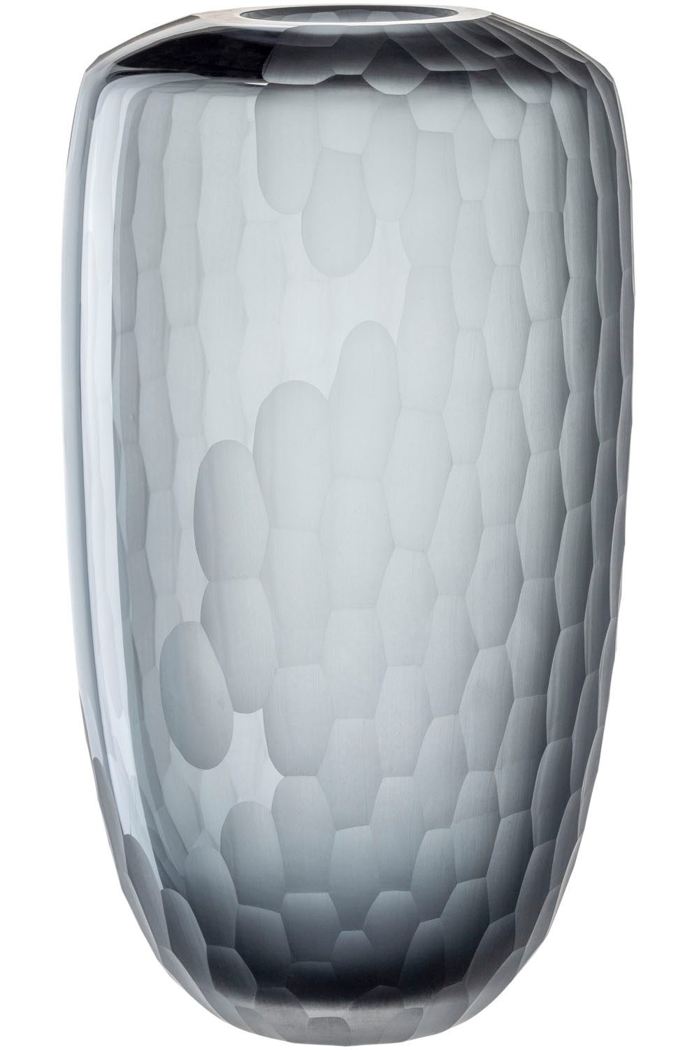 LEONARDO Tafelvaas Decoratieve vaas BELLAGIO uit glas, antracietkleurig, handgemaakt (1 stuk)