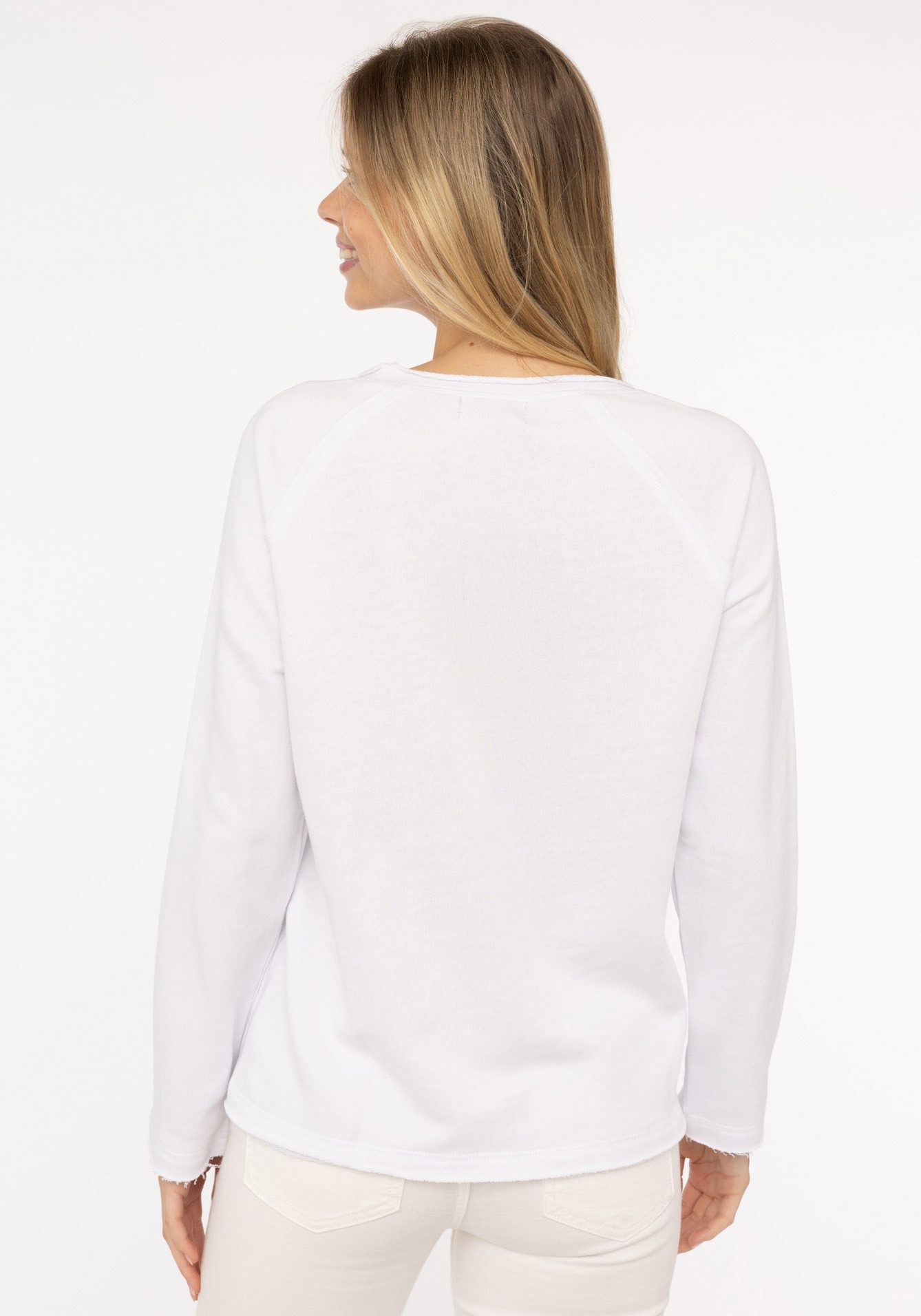 Zwillingsherz Sweatshirt met speelse ankerdetail