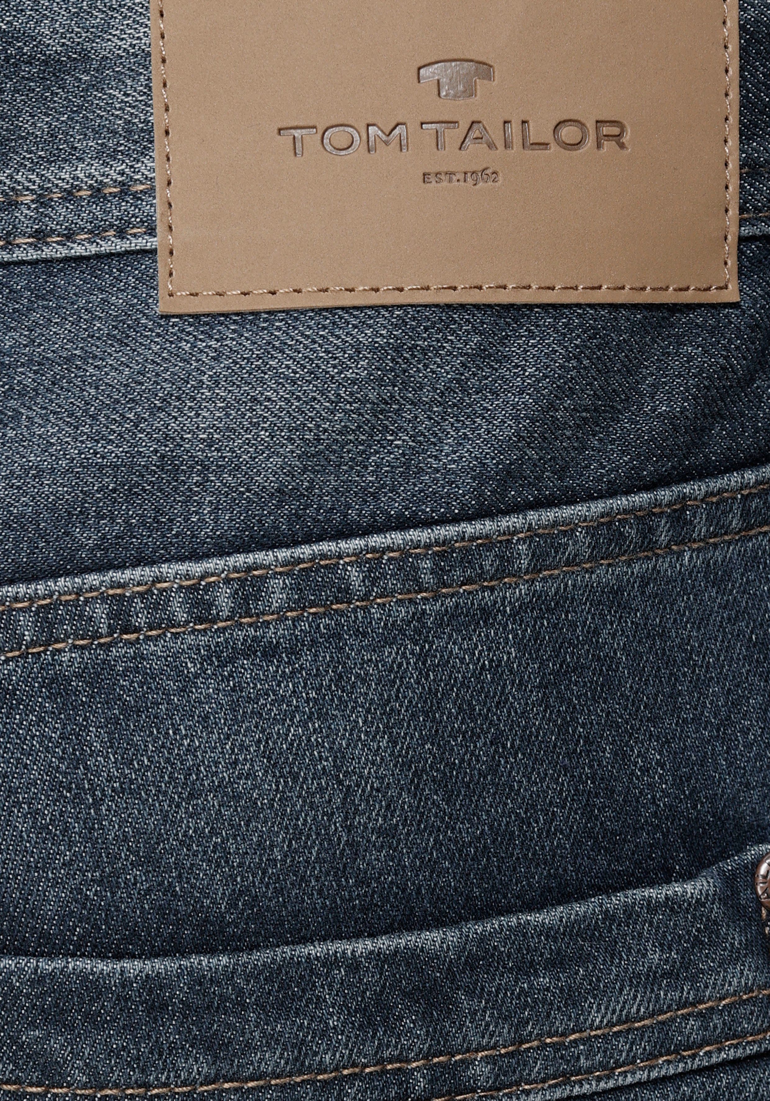 Tom Tailor 5-pocket jeans Marvin met kleine logoprint