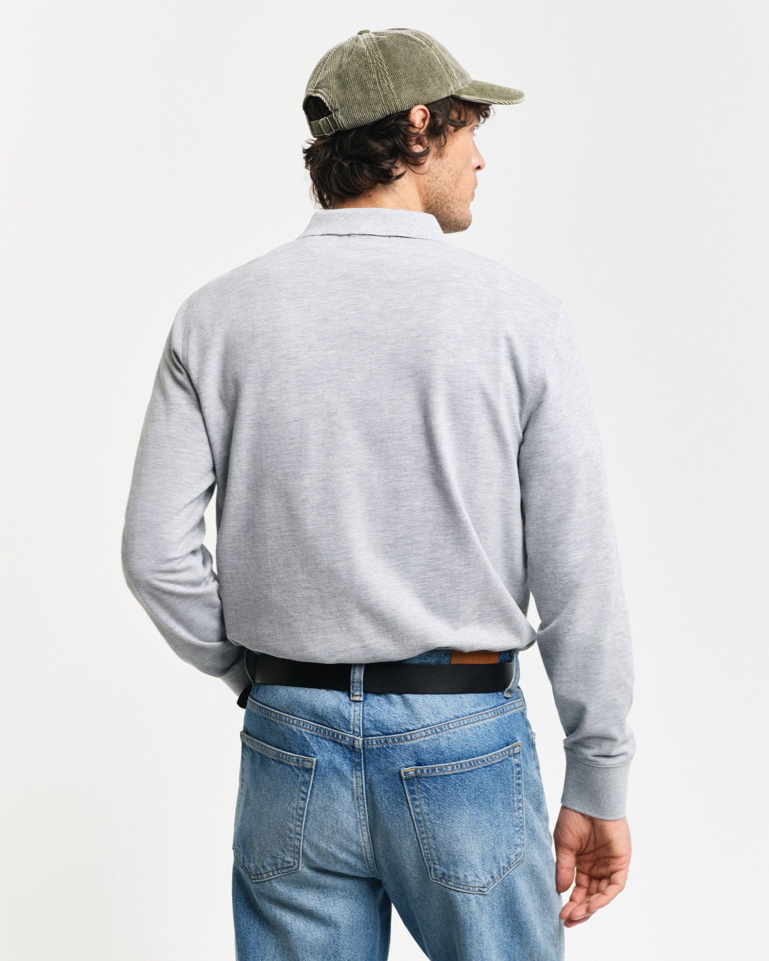 Gant Poloshirt REG SHIELD LS PIQUE RUGGER met logoborduursel op de borst