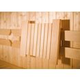 weka sauna-rugleuning bxh: 46x35 cm, verplaatsbaar beige
