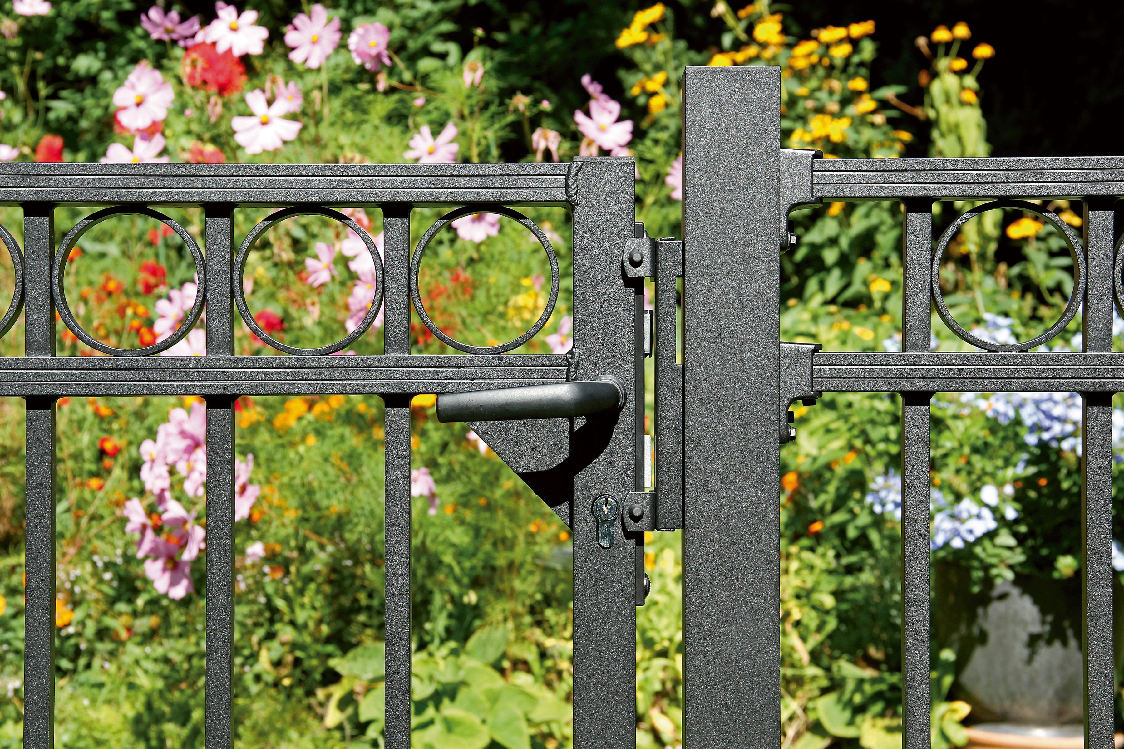 GAH Alberts Deur met dubbel hek Circle Breedte: 300 cm, hoogte: 100 en 120 cm