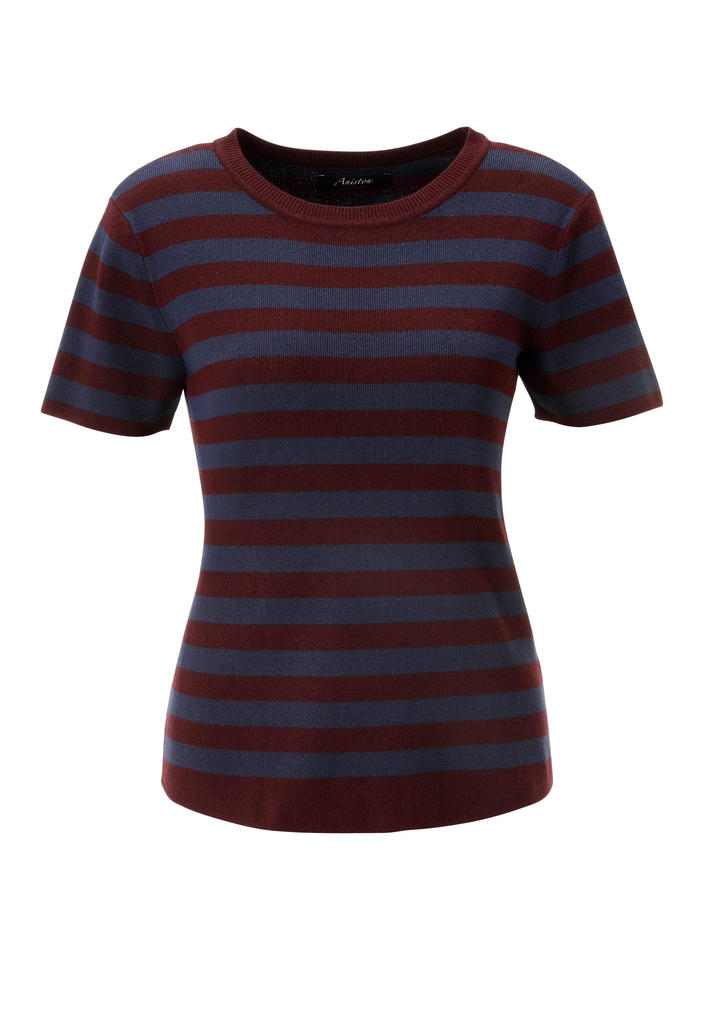 Aniston CASUAL Gebreide trui met streepdessin - nieuwe collectie