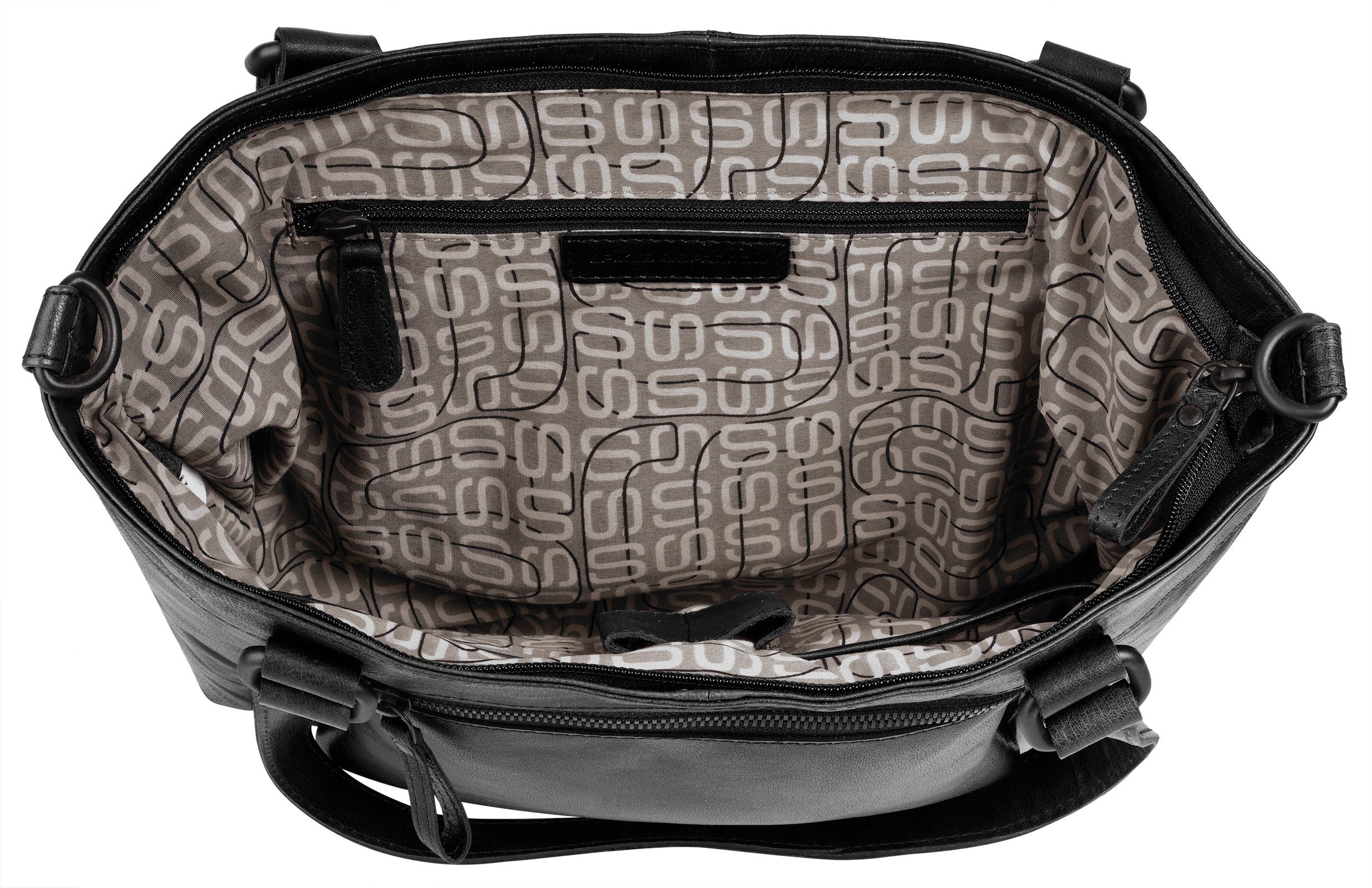 Spikes & Sparrow Shopper echt leder