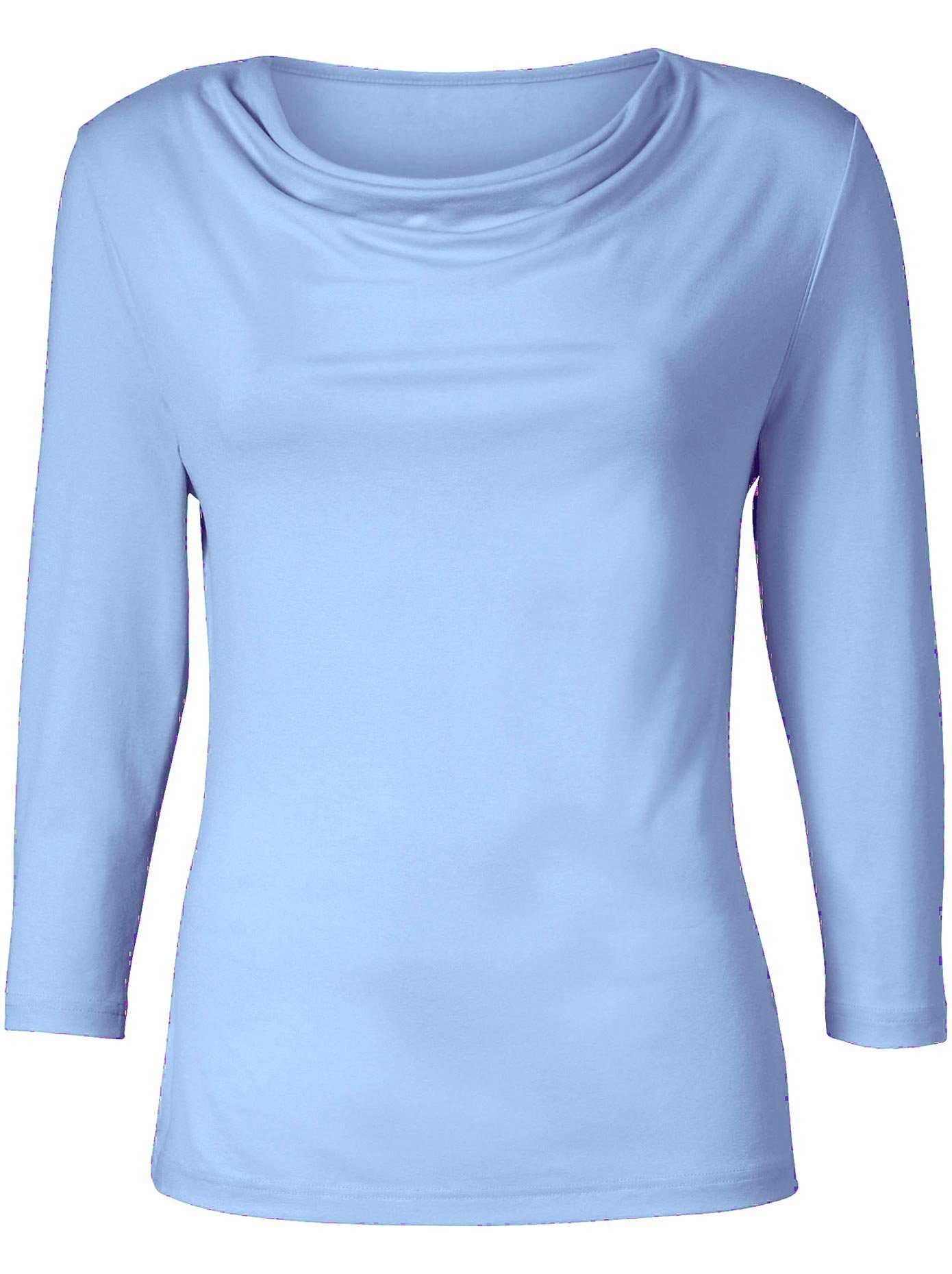 Classic Inspirationen Shirt met cascadehals Shirt (1-delig)