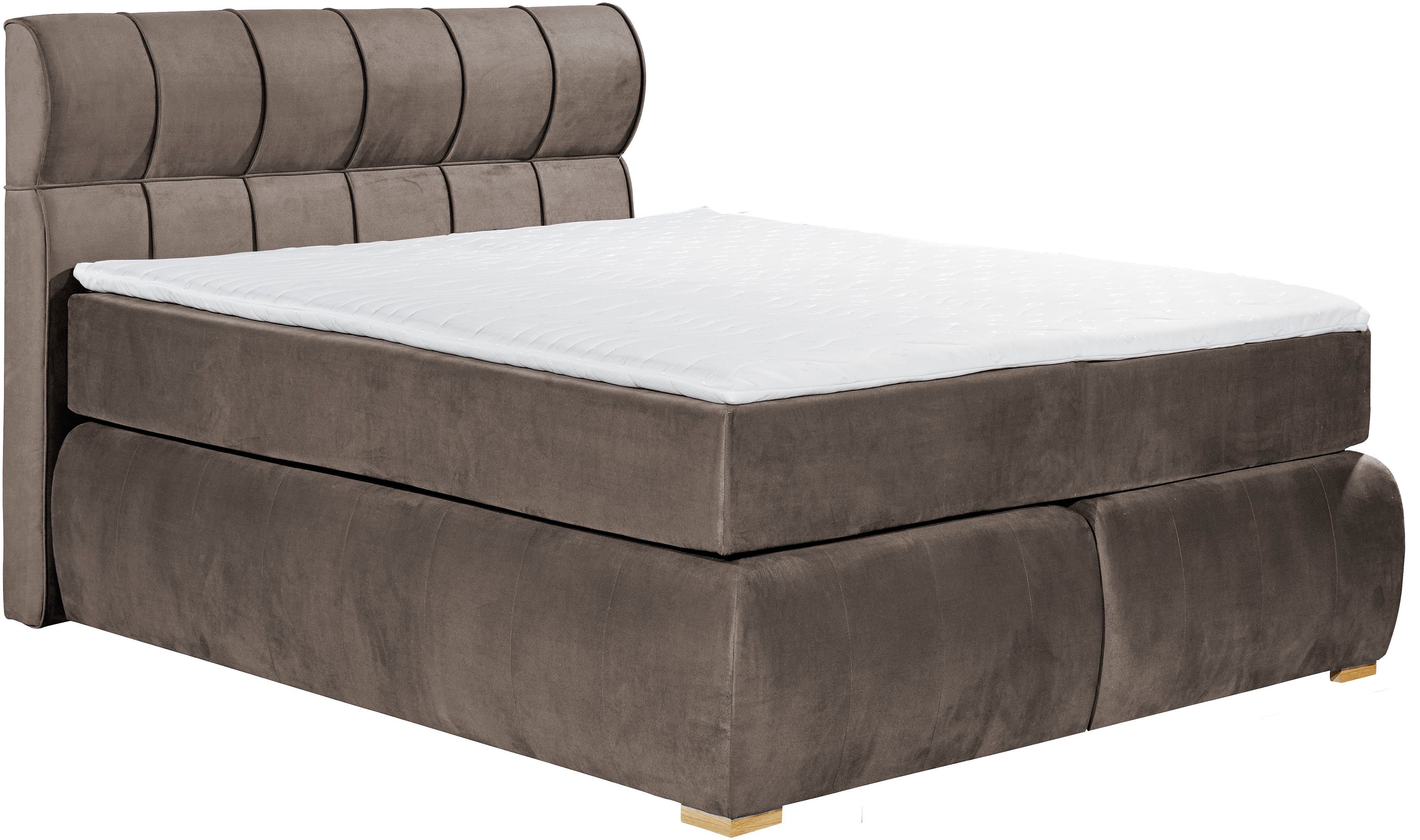 Places of Style Boxspring Felicia in h4, incl. matrastopper en bedbox