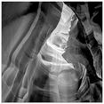 artland print op glas antelope canyon iv (1 stuk) zwart