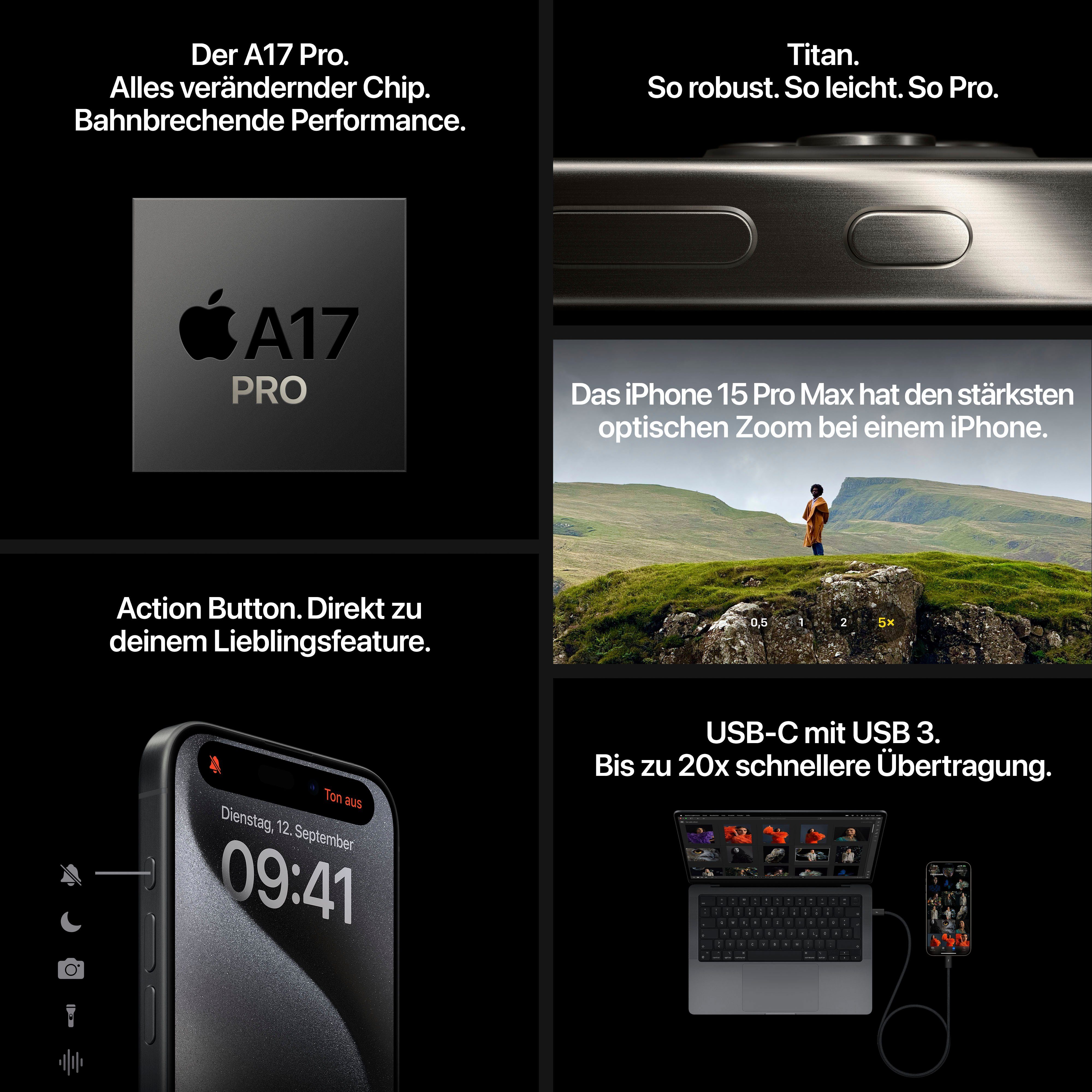 Apple Smartphone iPhone 15 Pro Max, 256 GB