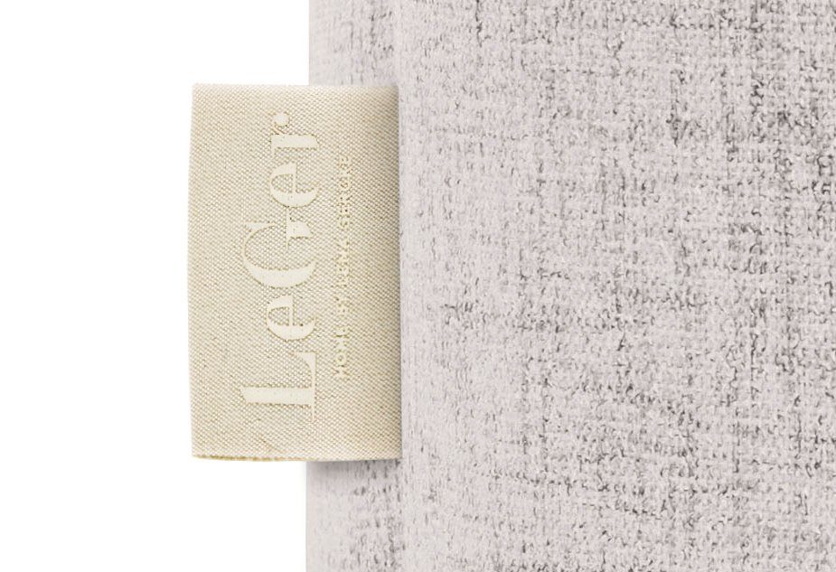 LeGer Home by Lena Gercke Draaibare fauteuil Dilara Stoel afgeronde rugleuning en front, in 3 stofkwaliteiten