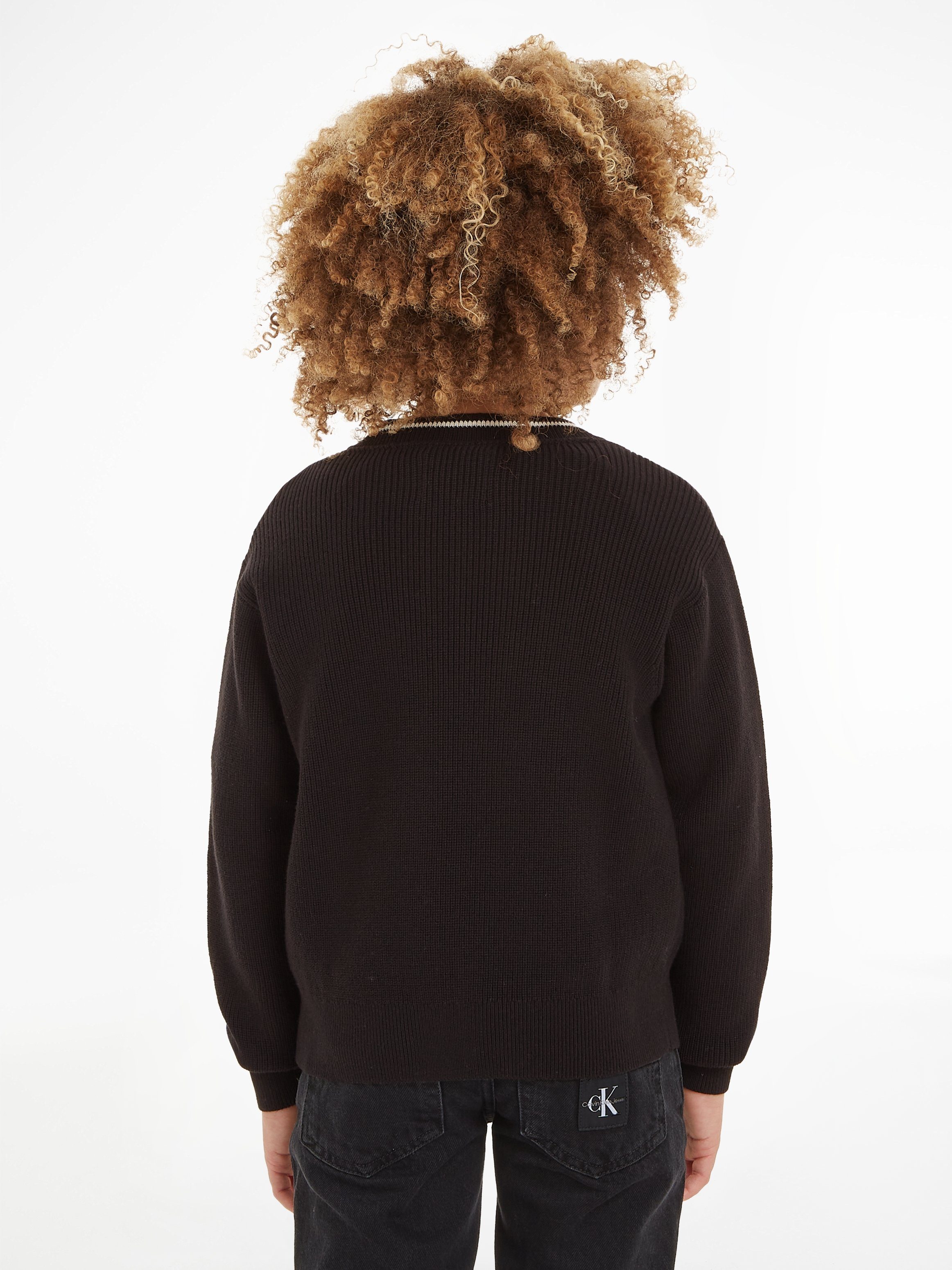 Calvin Klein Trui met V-hals CEREMONY RELAXED SWEATER