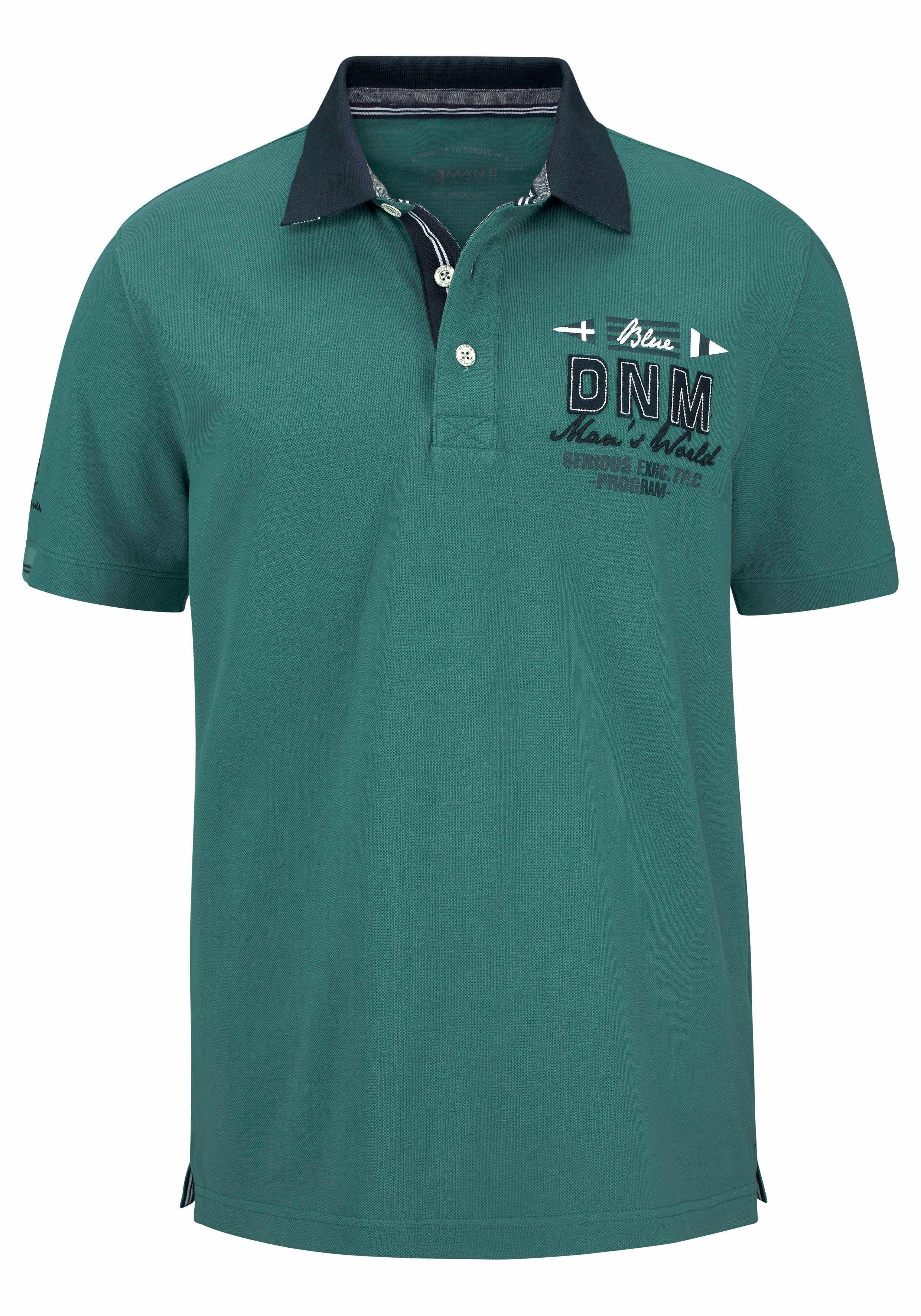 Man's World Poloshirt Korte mouwen, met polokraag, voor sportieve activiteiten