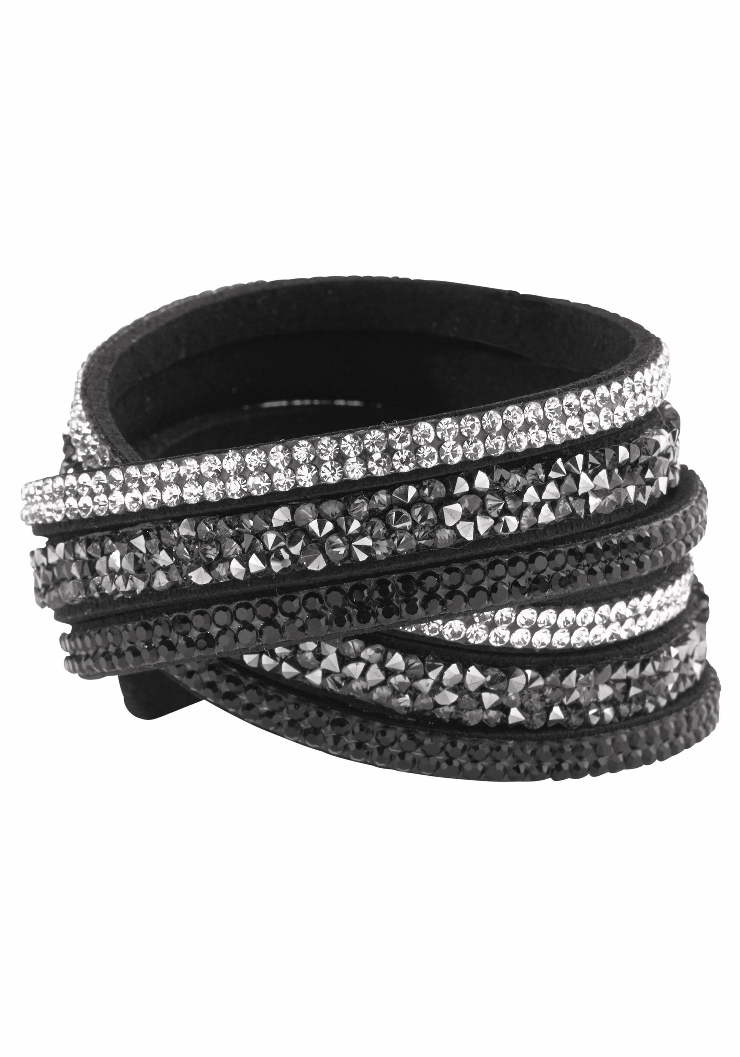 Firetti Armband Wikkelarmband (1-delig) dames armbanden zwart