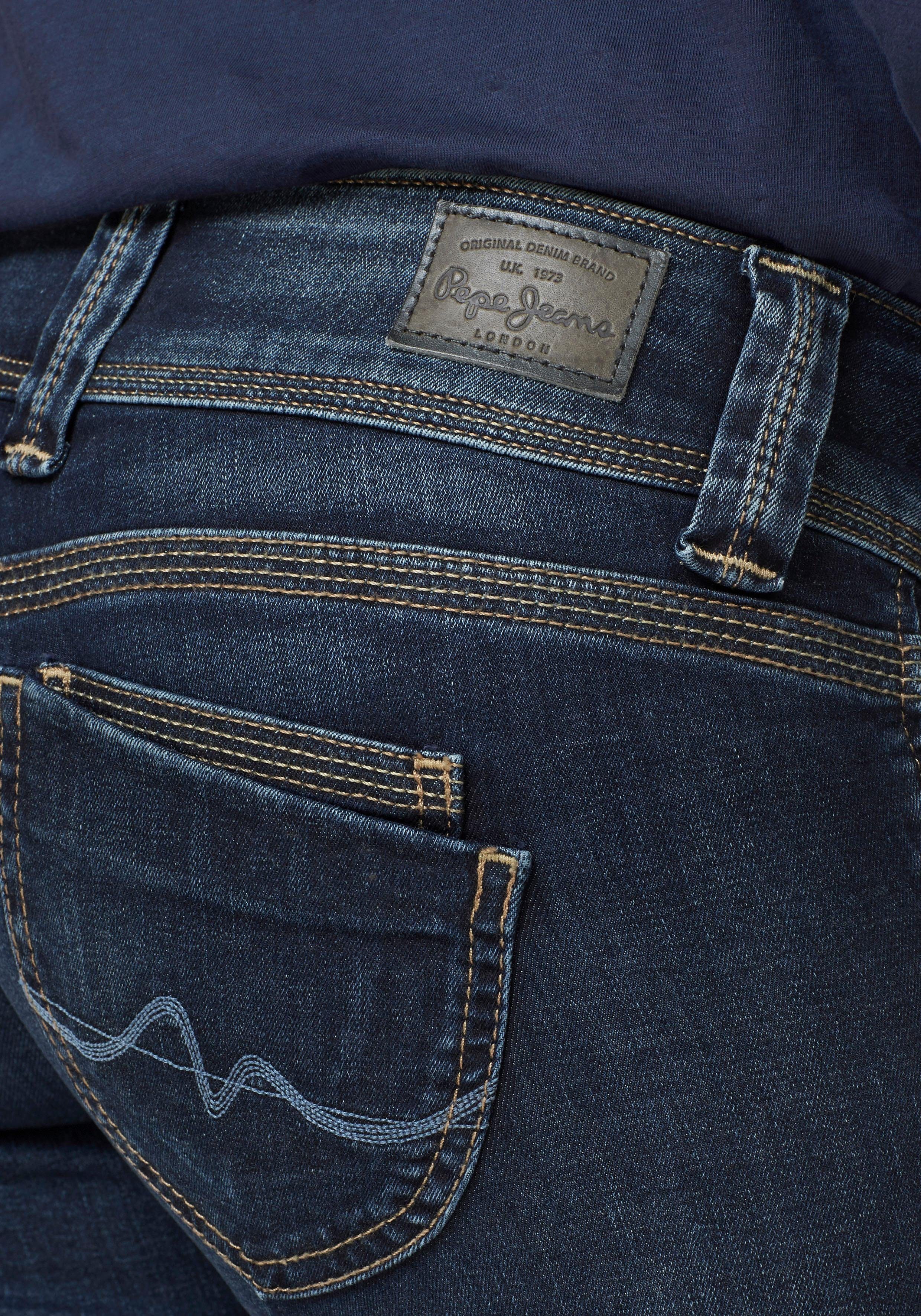 Pepe Jeans Straight jeans VENUS met badge