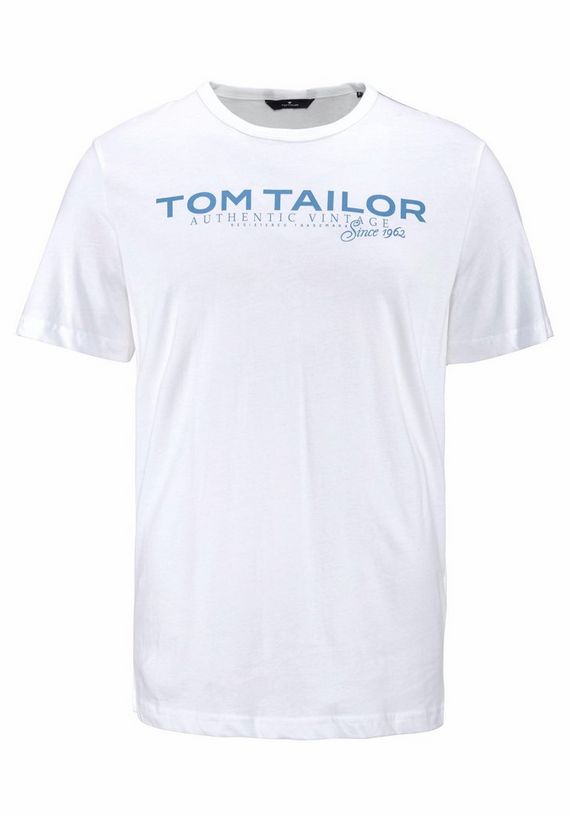 TOM TAILOR T-shirt met logoprint TOM TAILOR T-shirt met logoprint