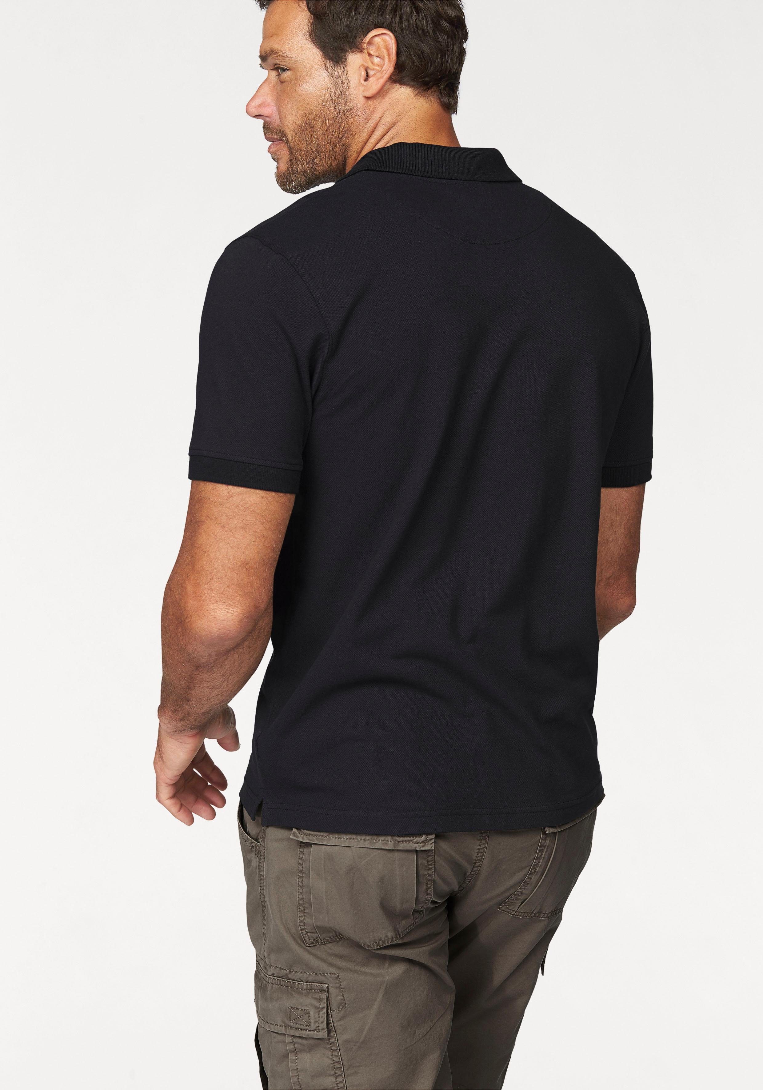 Man's World Poloshirt Korte mouwen, losse pasvorm, effen