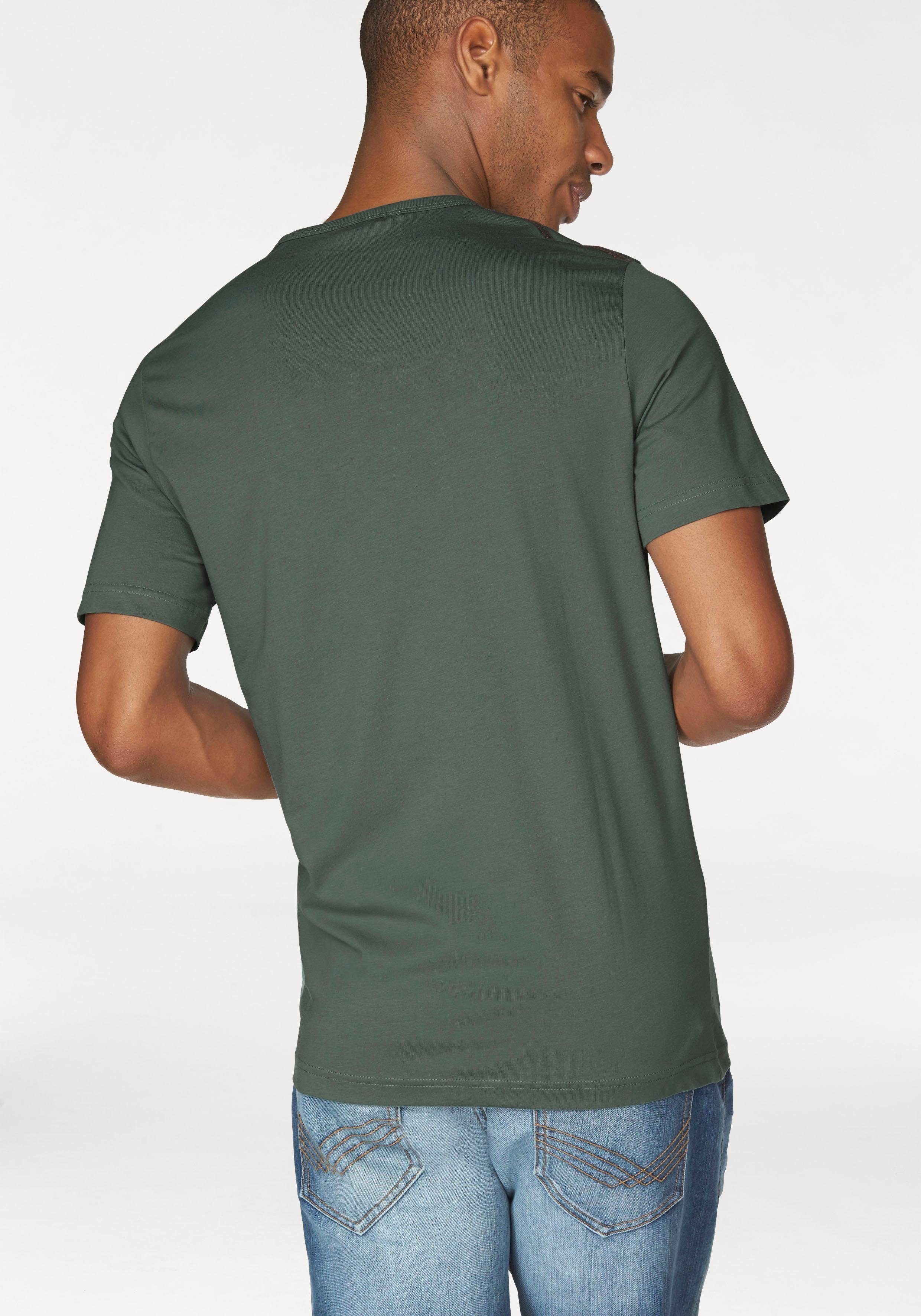 Tom Tailor Shirt met ronde hals met logoprint