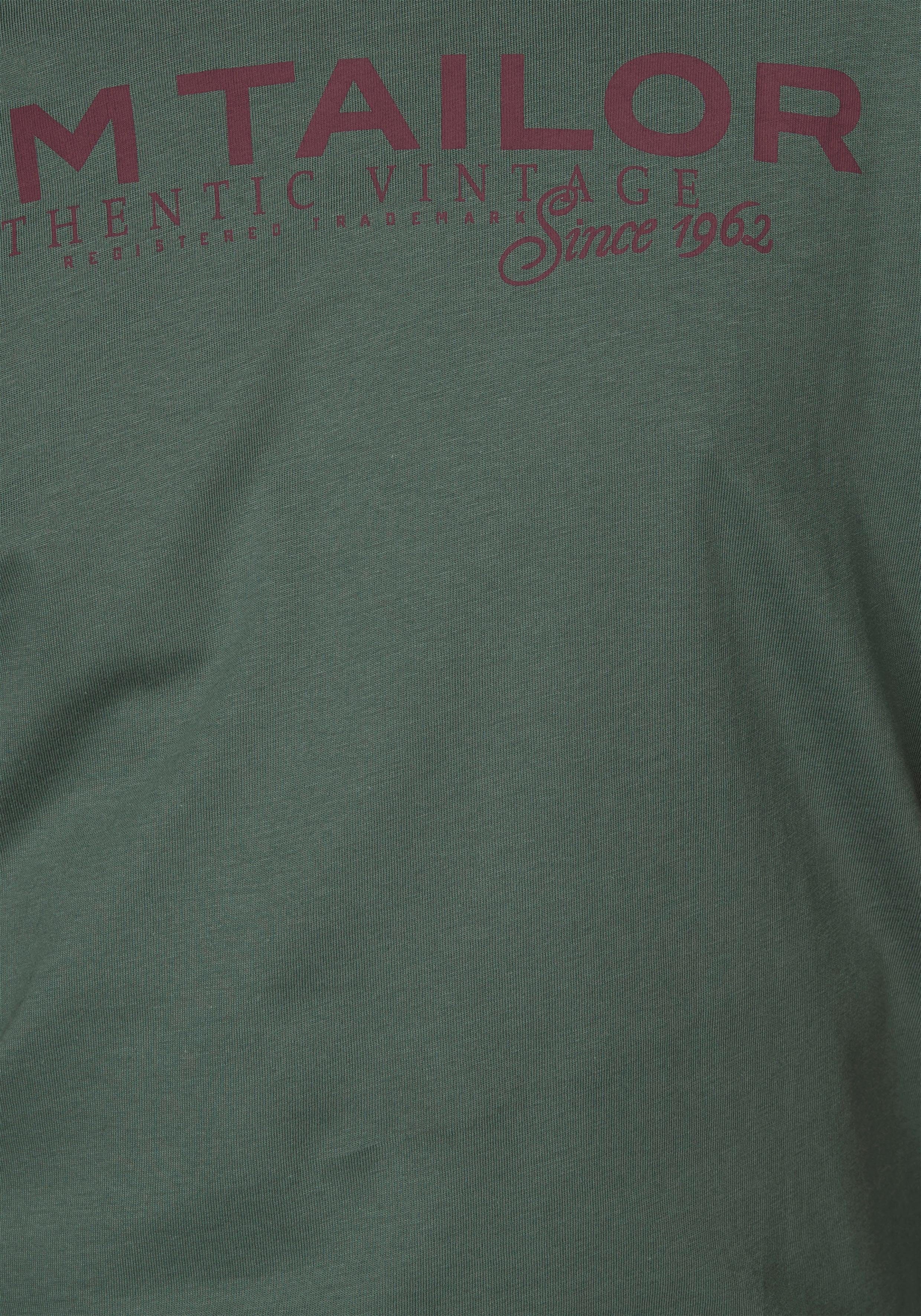 Tom Tailor Shirt met ronde hals met logoprint