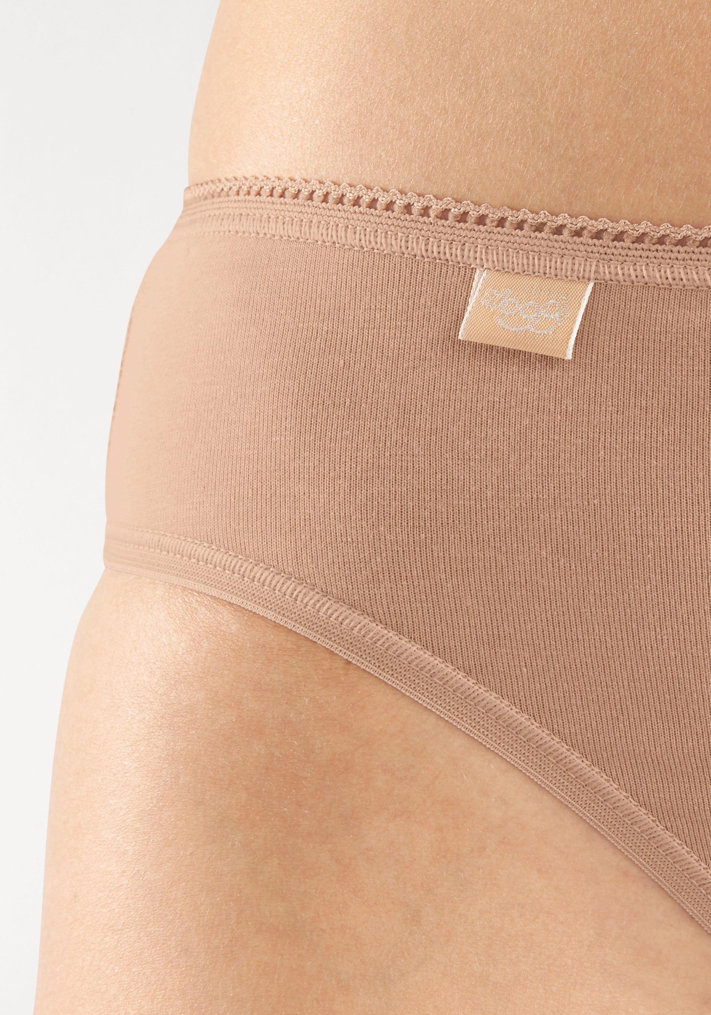 Sloggi Jazz-hipsters 24/7 katoen Tai C3P Elastische tailleband met kant, platte naden (3 stuks)