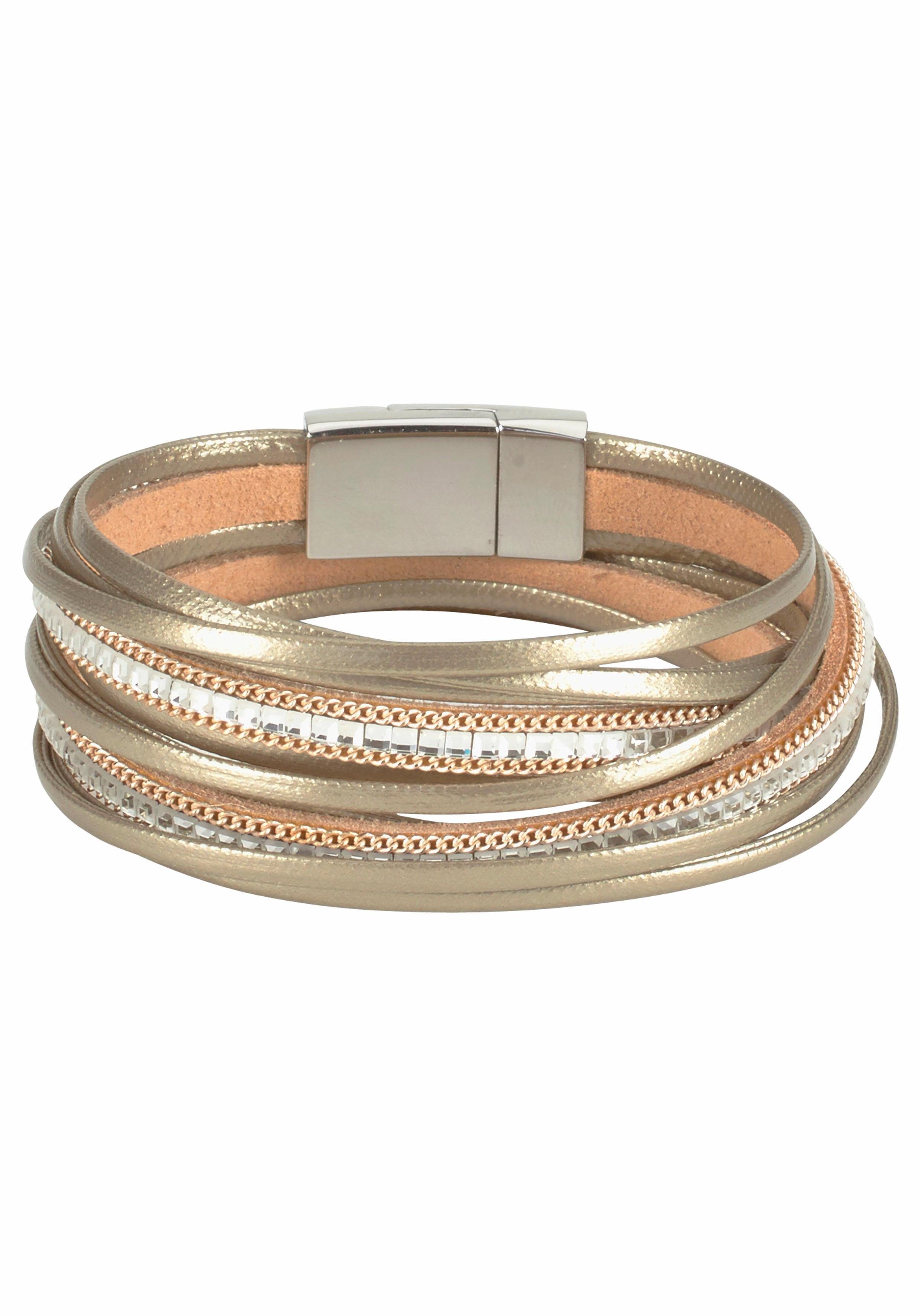 Firetti Wikkelarmband In metallic-look dames armbanden goud
