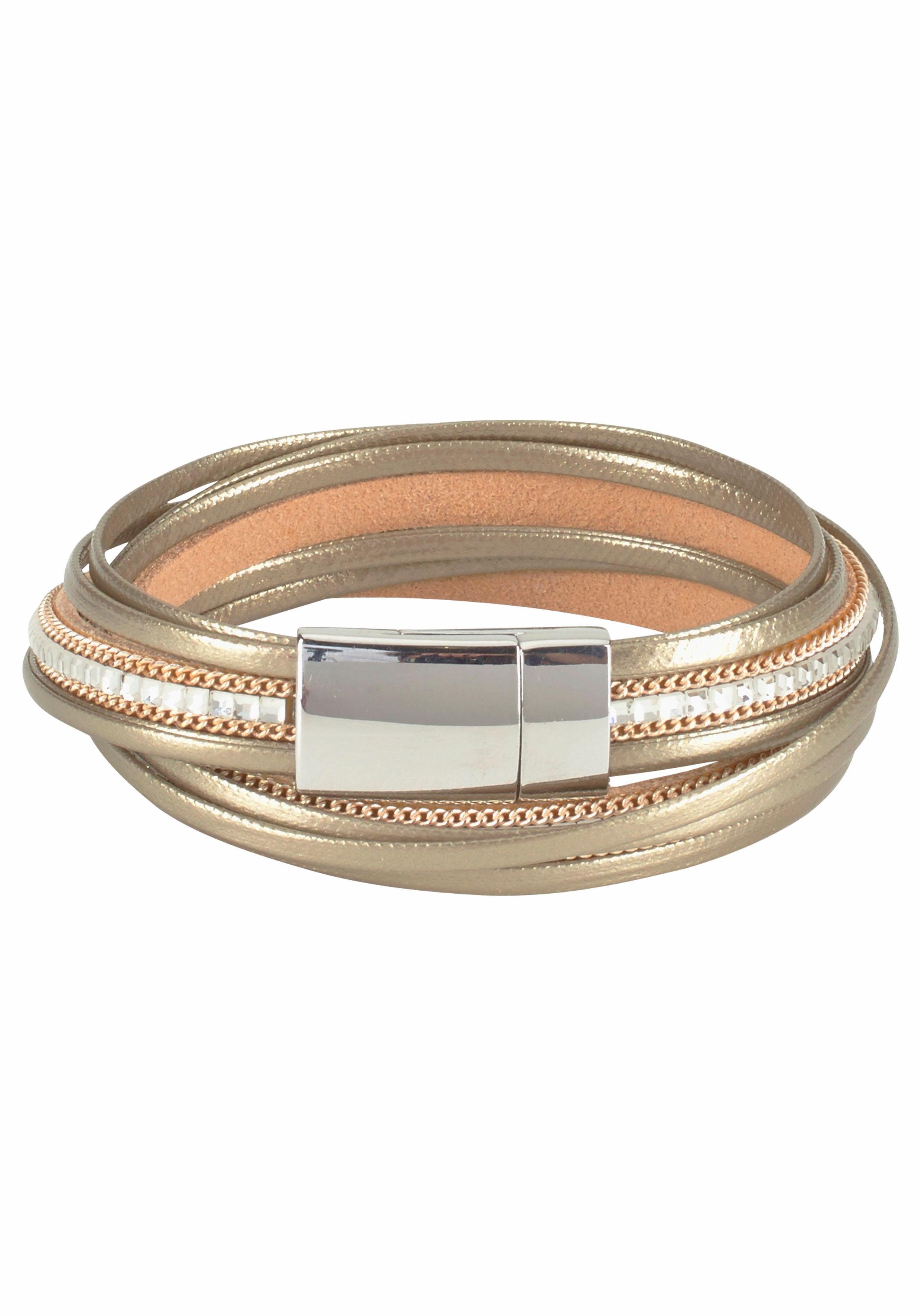 Firetti Wikkelarmband In metallic-look
