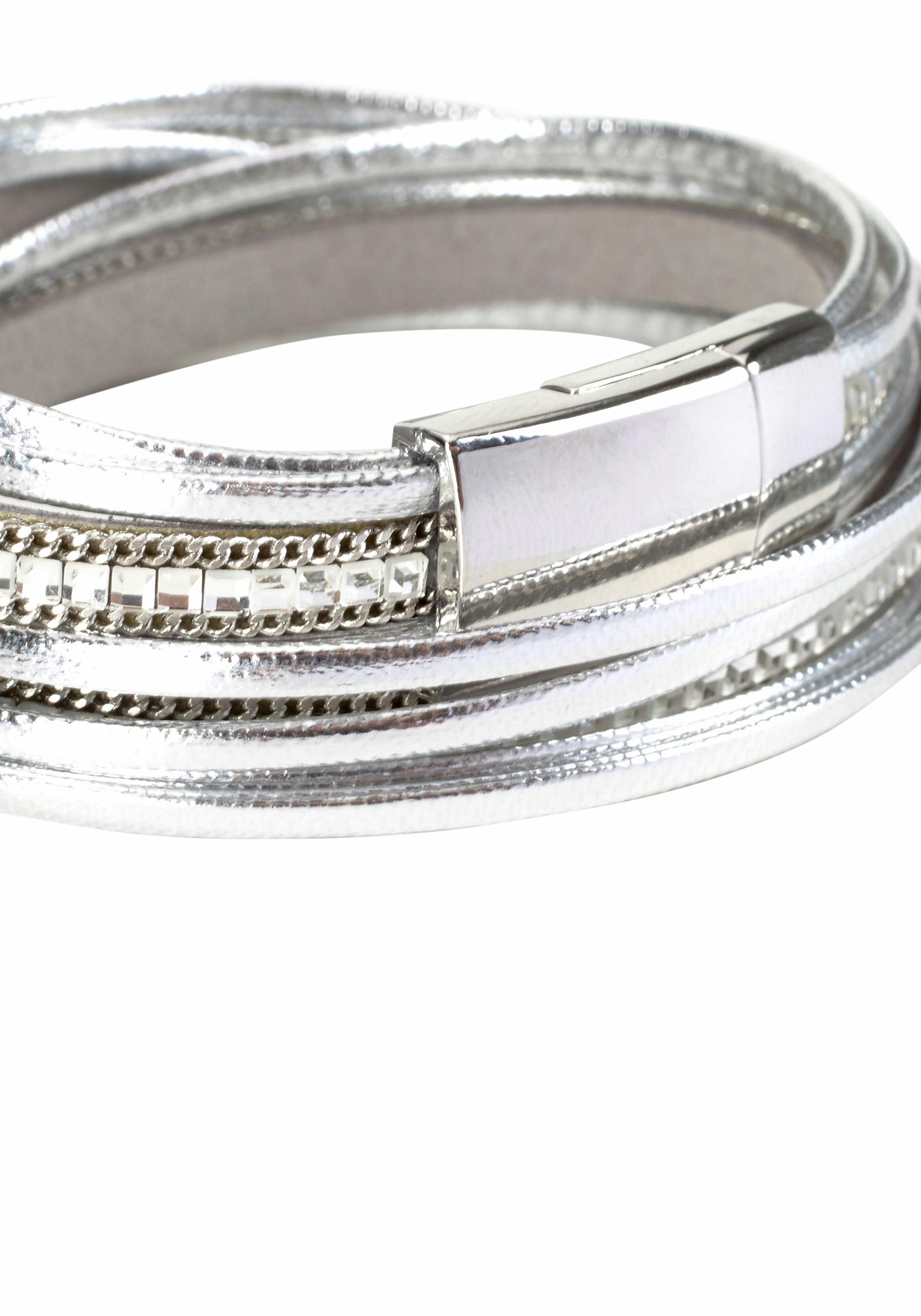 Firetti Wikkelarmband In metallic-look