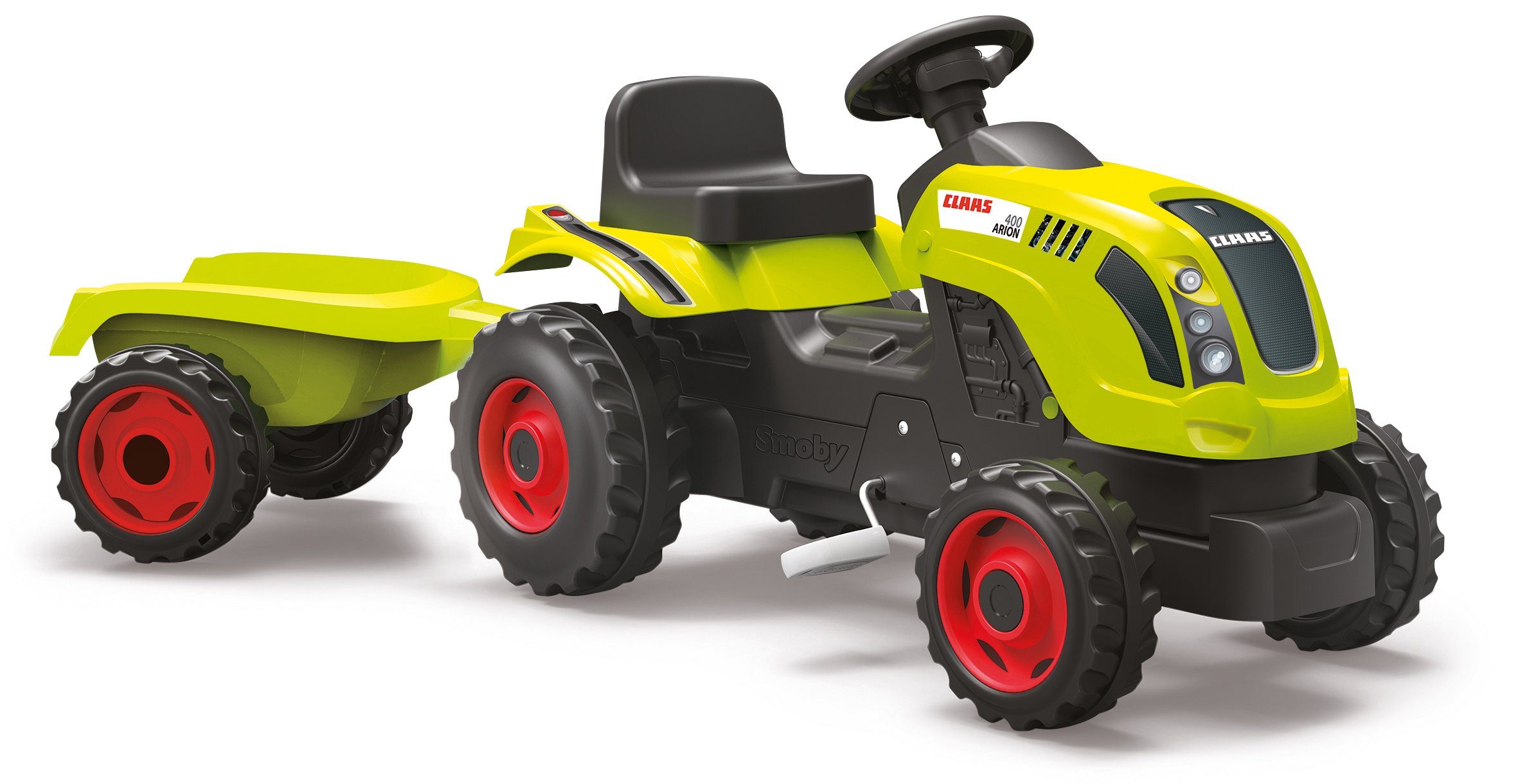 Otto - Smoby Smoby traptractor met aanhanger, Farmer XL Claas Arion 400