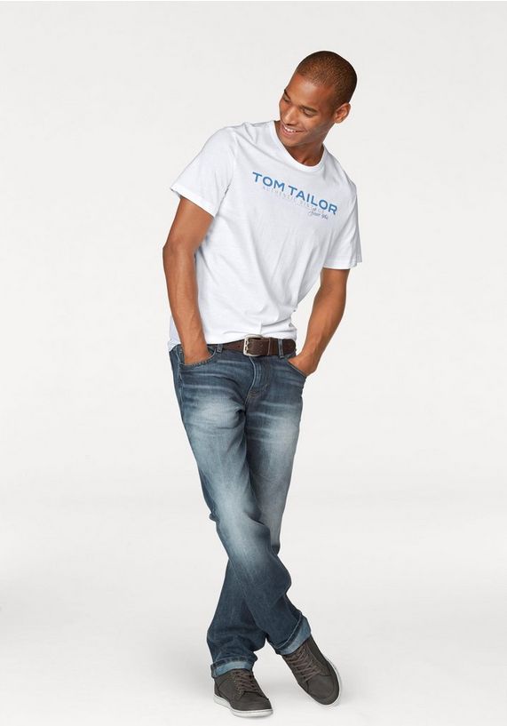 TOM TAILOR T-shirt met logoprint TOM TAILOR T-shirt met logoprint