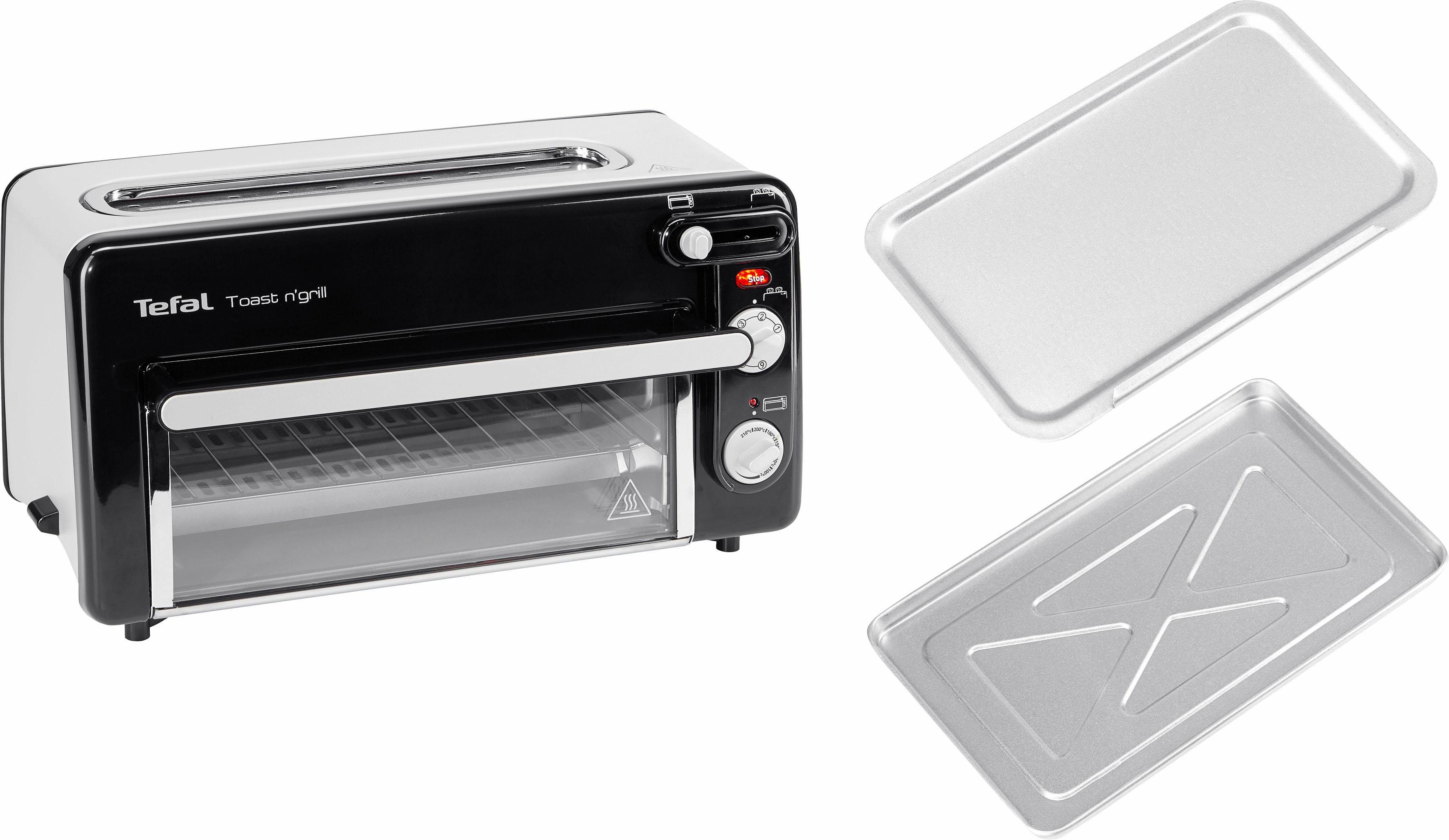 Tefal Mini-oven TL6008 Toast n’ Grill zeer energiezuinig en snel, 1300 w