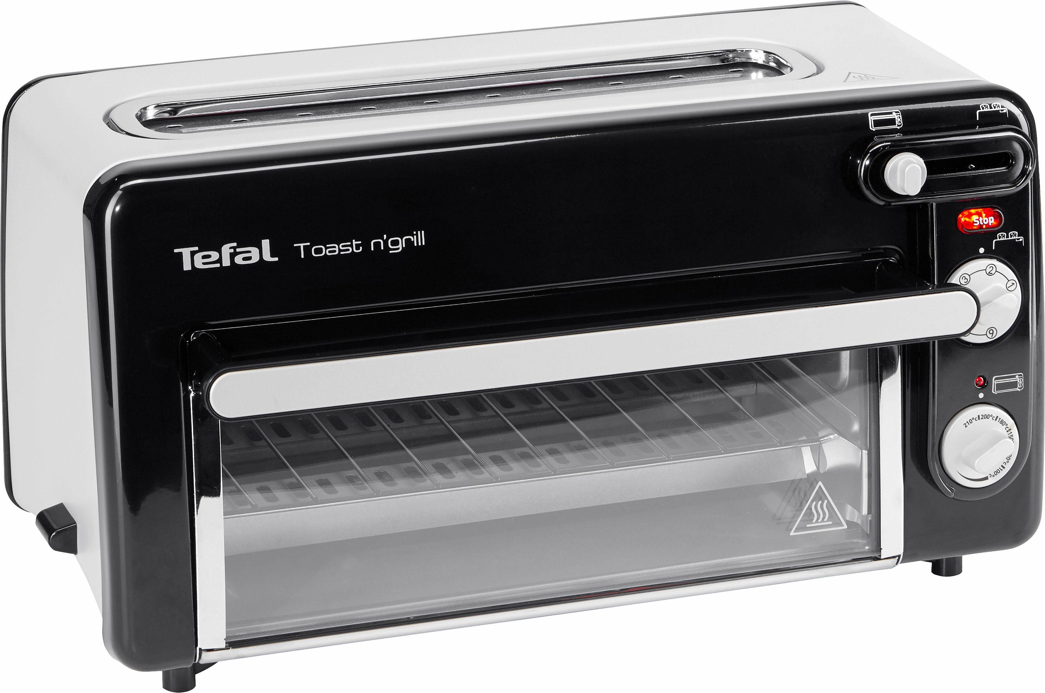 Tefal Mini-oven TL6008 Toast n’ Grill zeer energiezuinig en snel, 1300 w