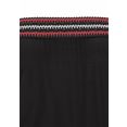 s.oliver red label beachwear jumpsuit met haakdetail zwart