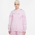 nike sportswear hoodie w nsw air flc gx hoodie plus roze