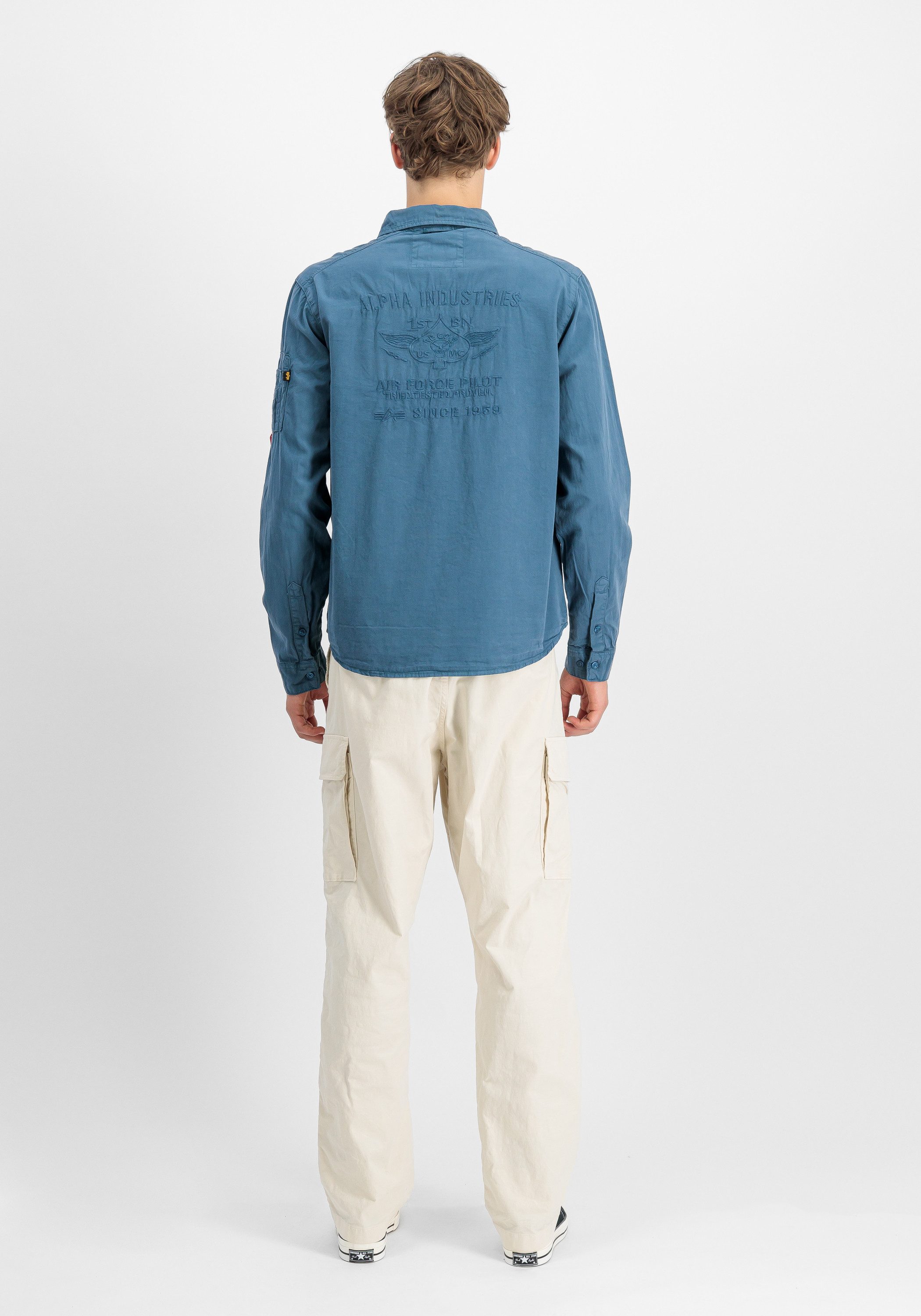 Alpha Industries Oversized shirt Alpha Industries Men - Shirts Air Force EMB Shirt