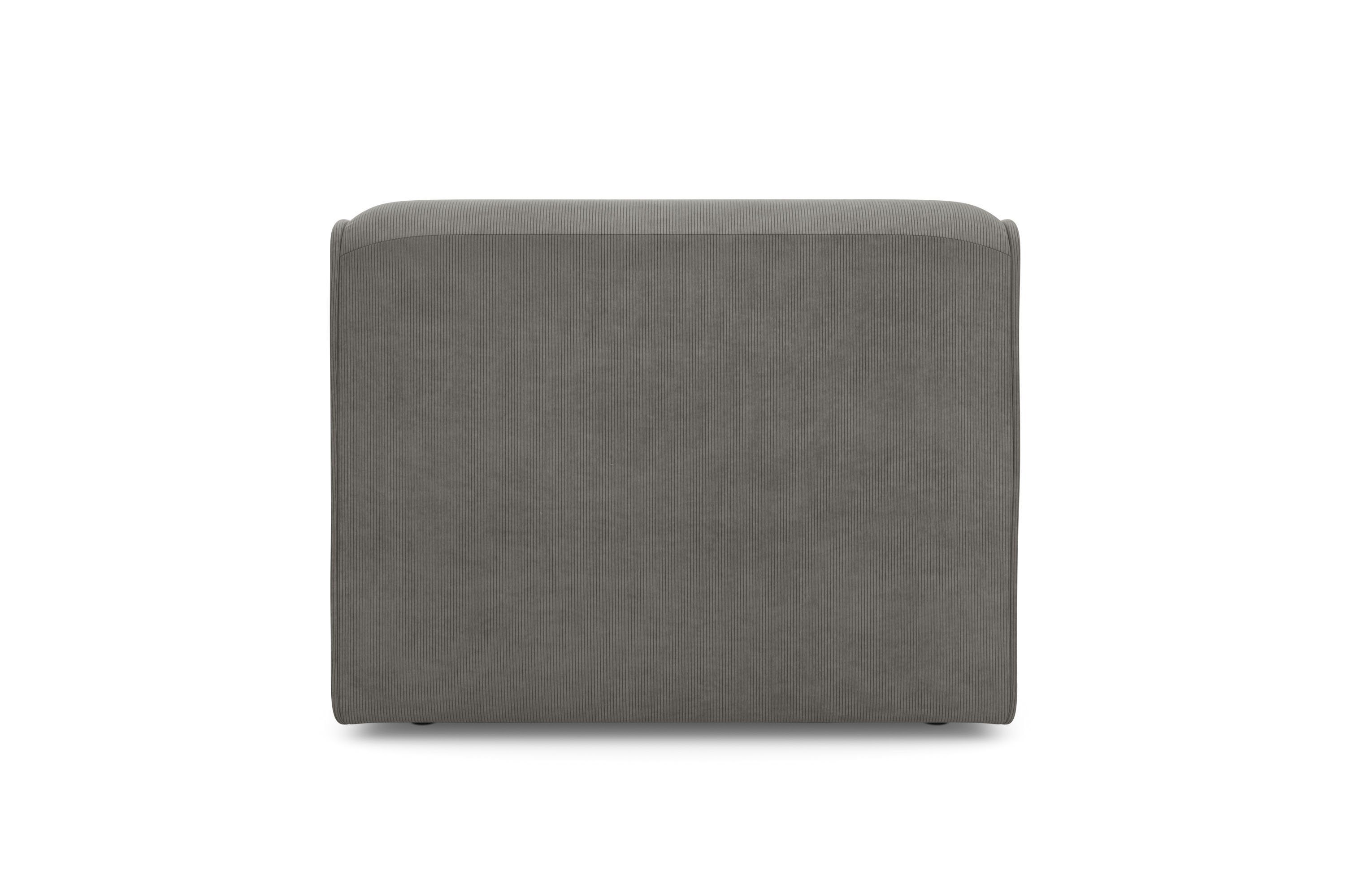 RAUM.ID Fauteuil Merid sofa-middenelement, afmetingen B/D/H: 84/97/46 cm als module of apart te gebruiken, voor individuele samenstelling
