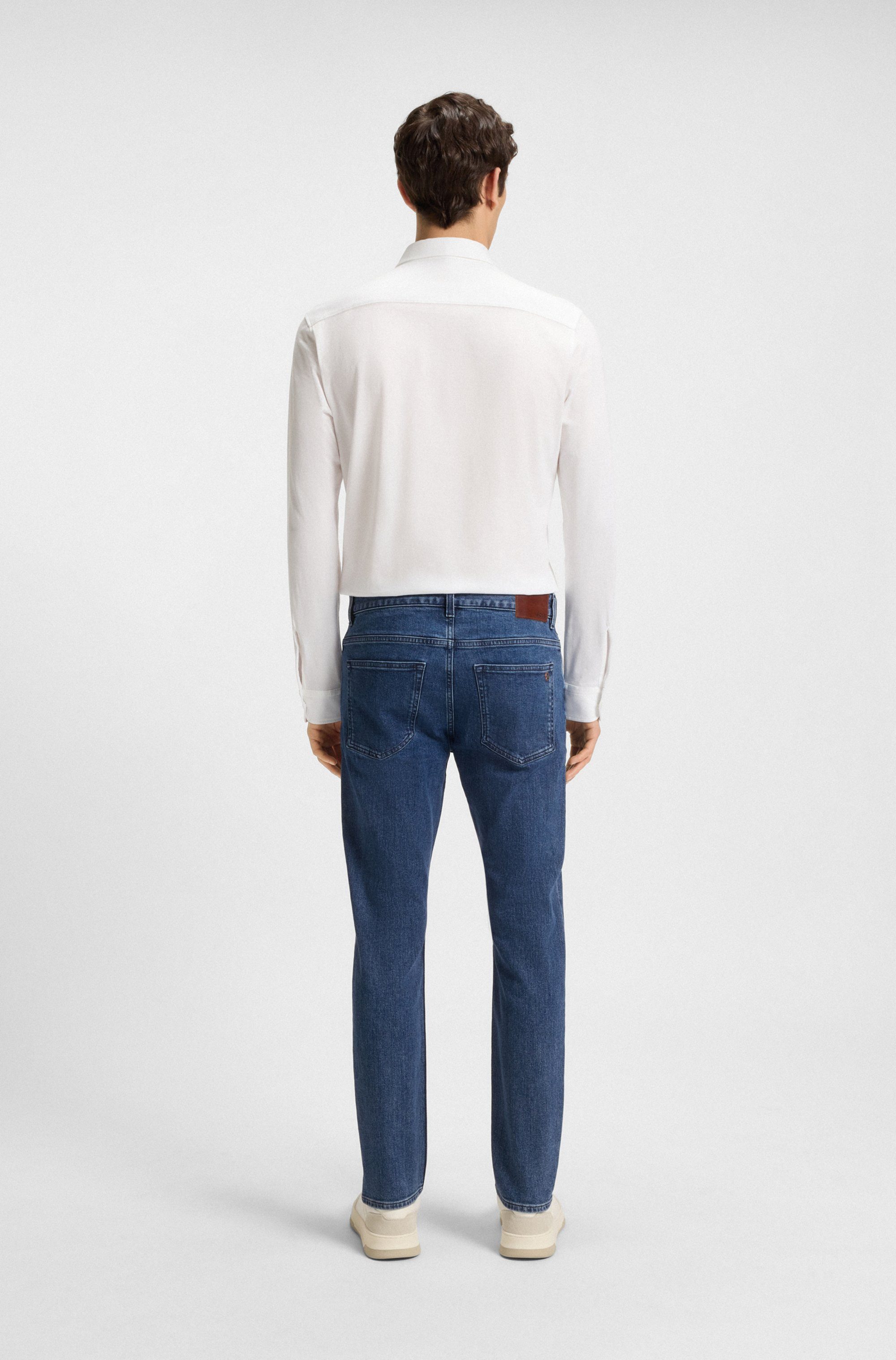 Boss Orange Slim fit jeans Delaware in stijlvolle wassing