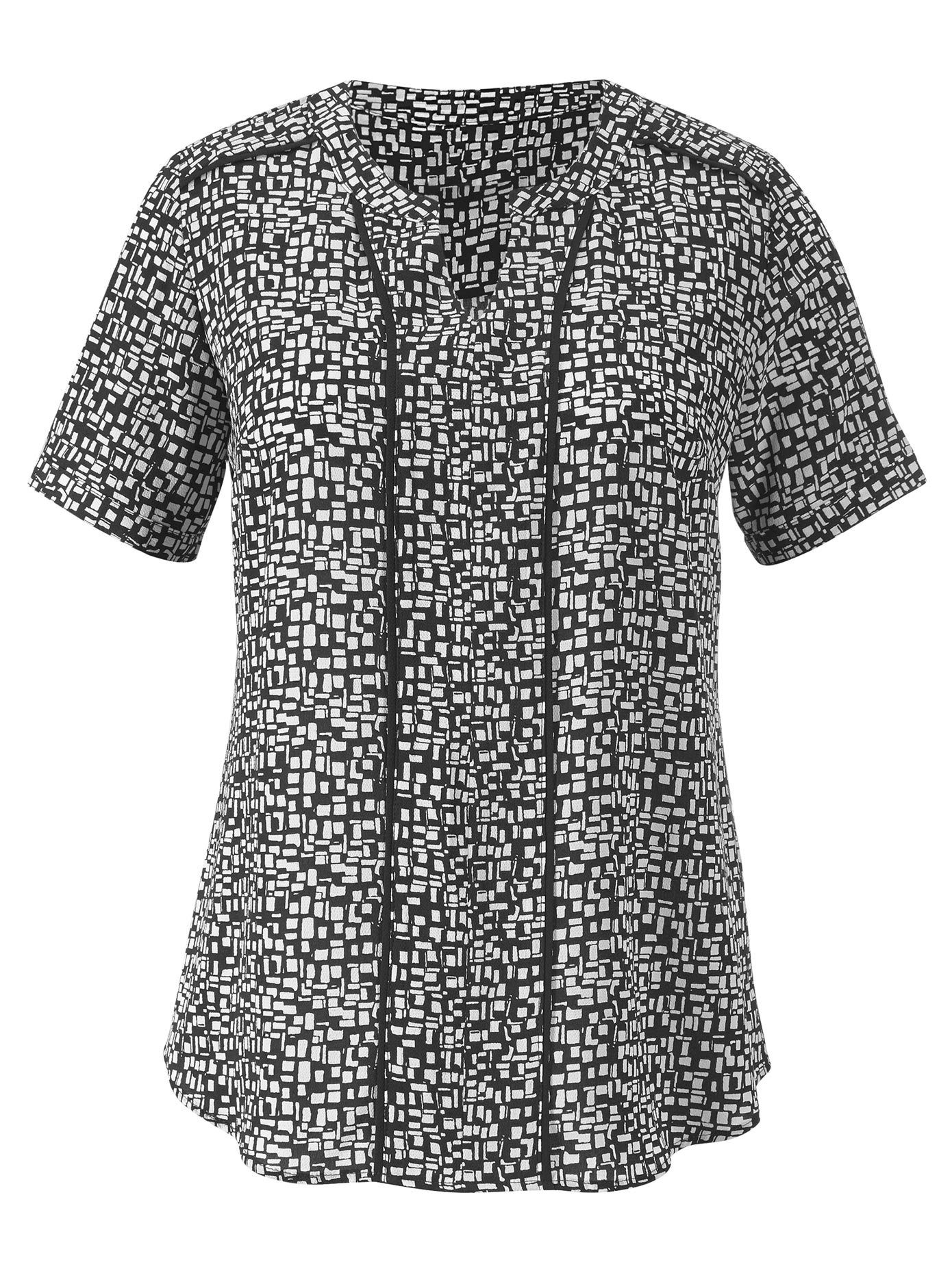 Creation L Blouse met korte mouwen