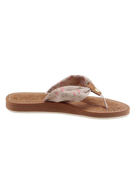 TOM TAILOR Teenslippers van textiel & imitatieleer TOM TAILOR Teenslippers van textiel & imitatieleer