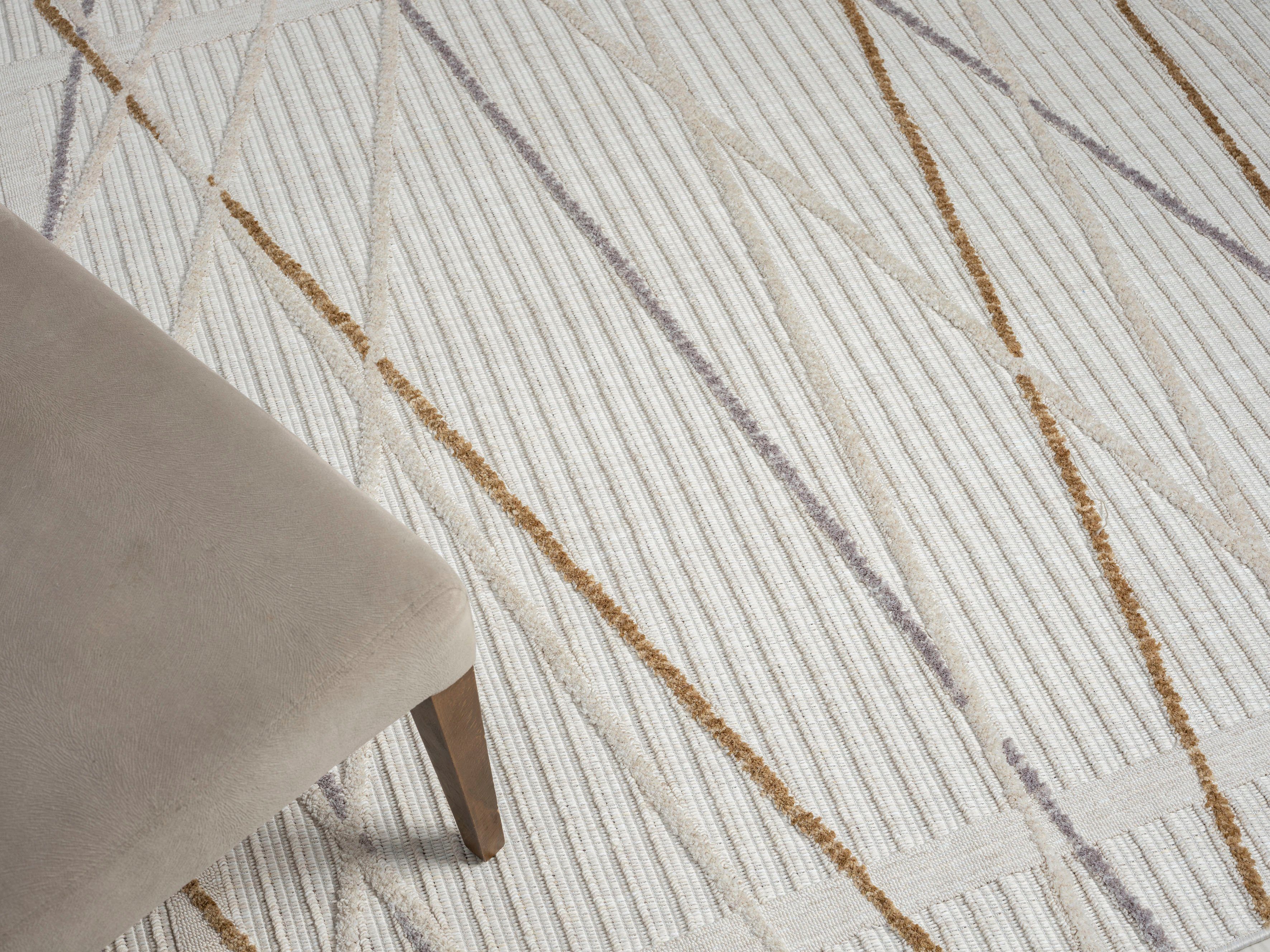 Myflair Möbel & Accessoires Vloerkleed Luana 1, MAGAZIJNOPRUIMING! Kortpolig, sisal-look, hoog-laag effect, met franjes, bijzonder zacht